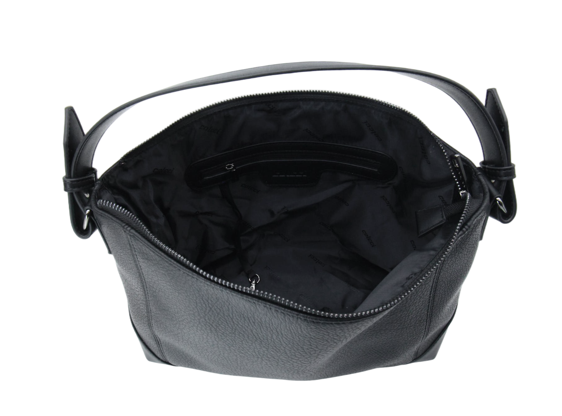 BOLSA COLCCI  MINI HOBO TEXTURA U PRETO