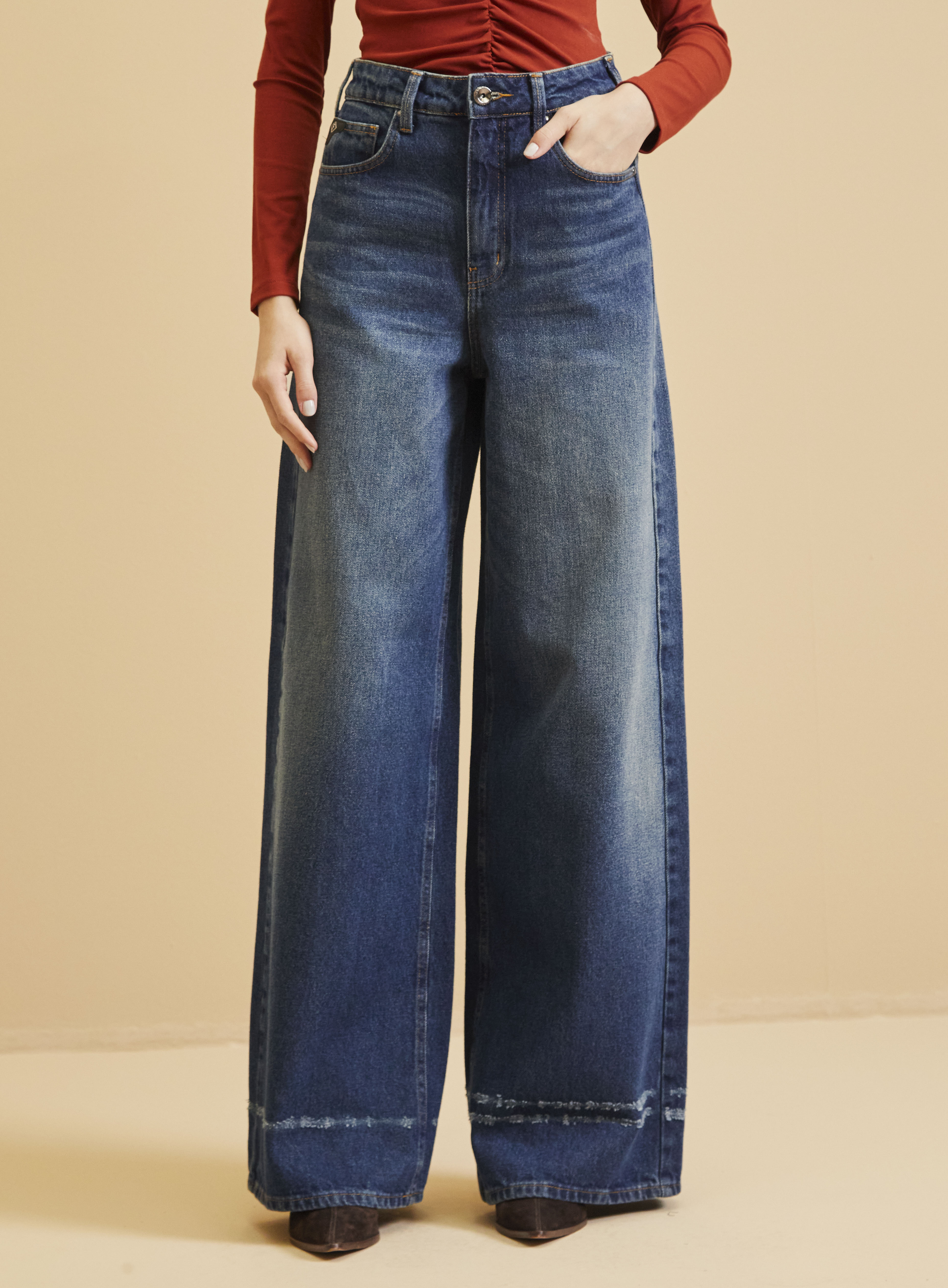CALÇA JEANS THAIS 40 INDIGO