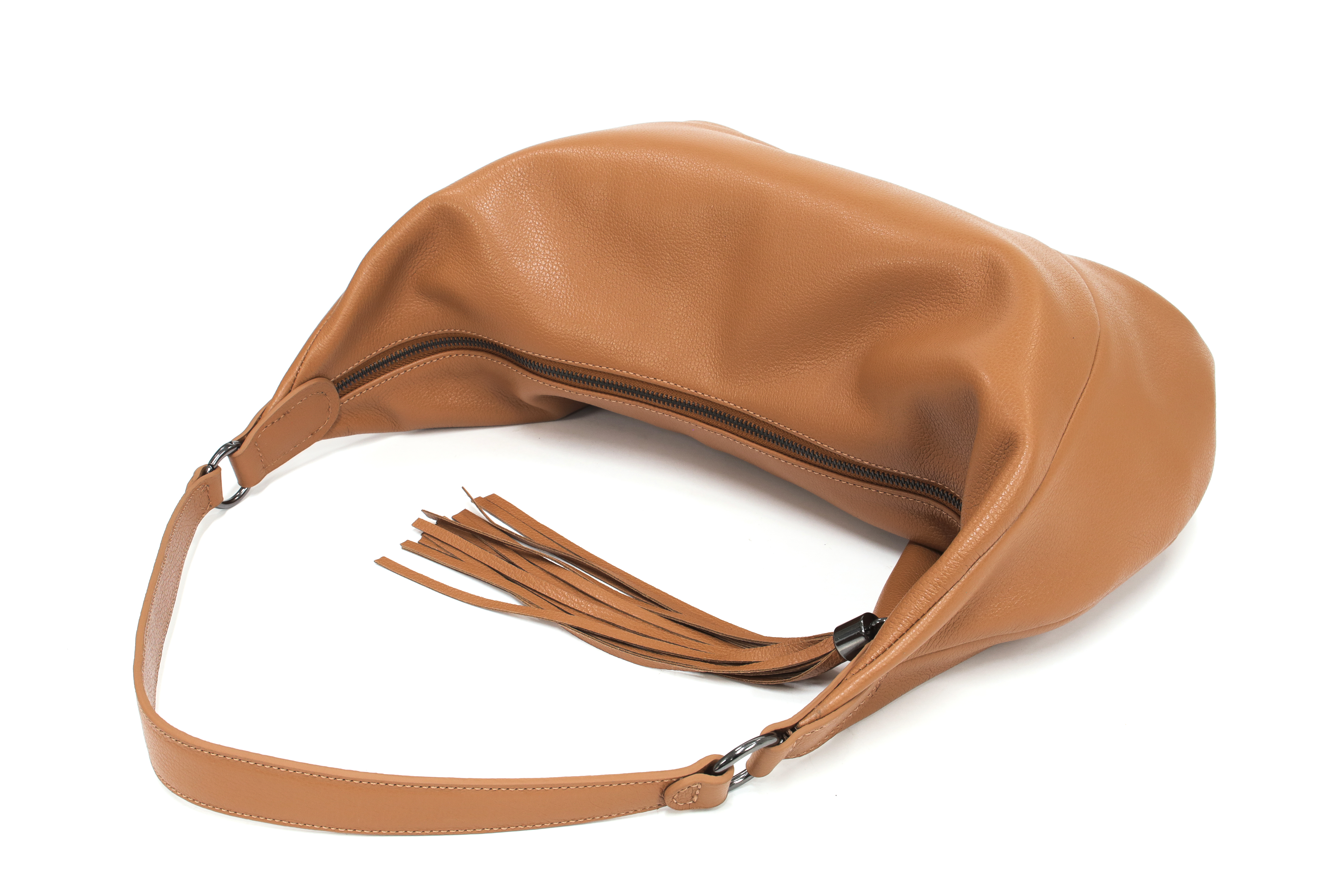 BOLSA COLCCI FEM BARBI FLOTER M CARAMELO