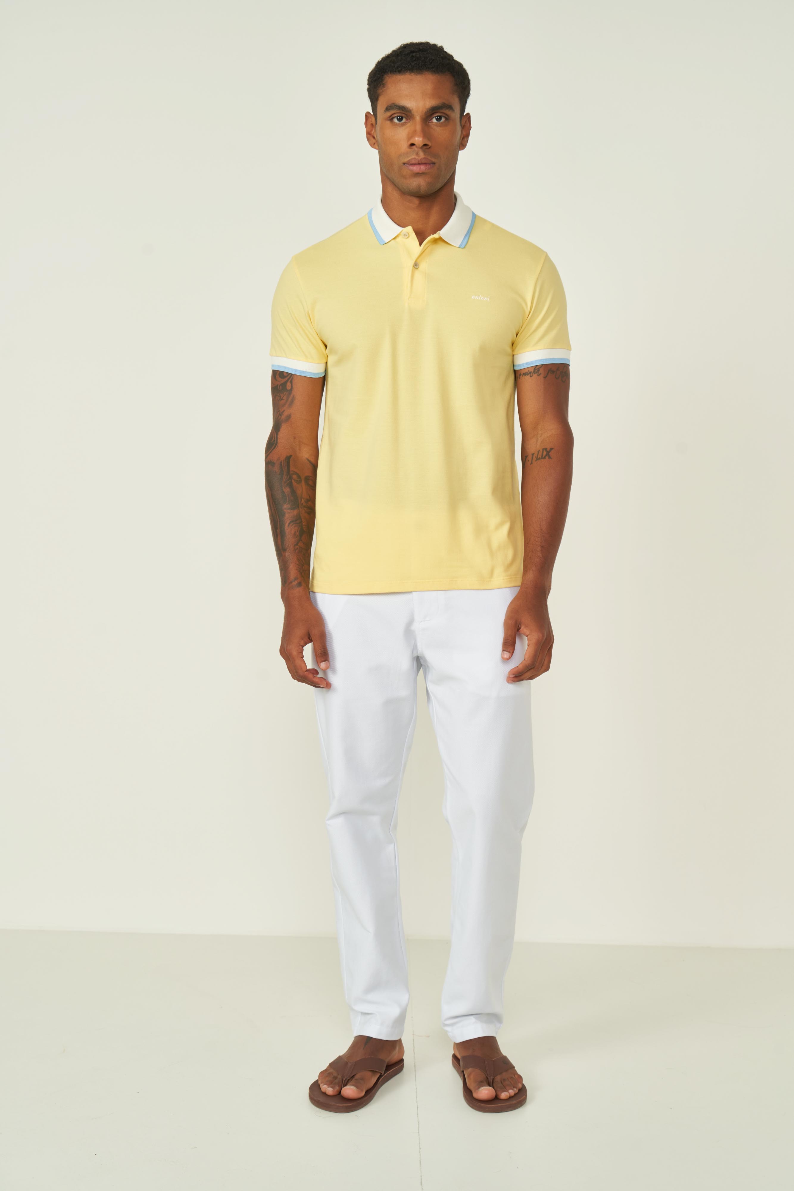 POLO COLCCI P AMARELO CORNISH