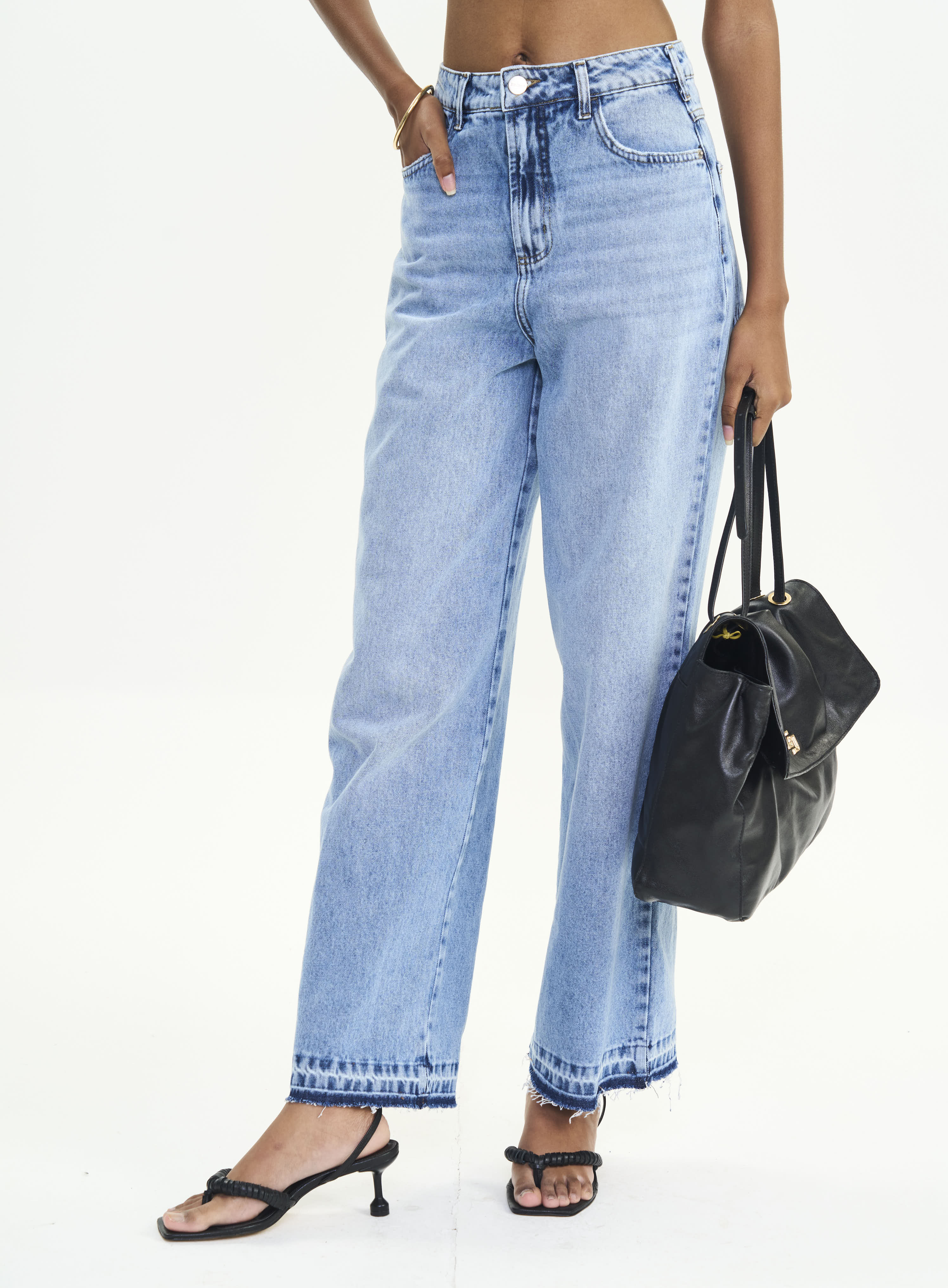 CALÇA JEANS BRUNA LOW 34 INDIGO
