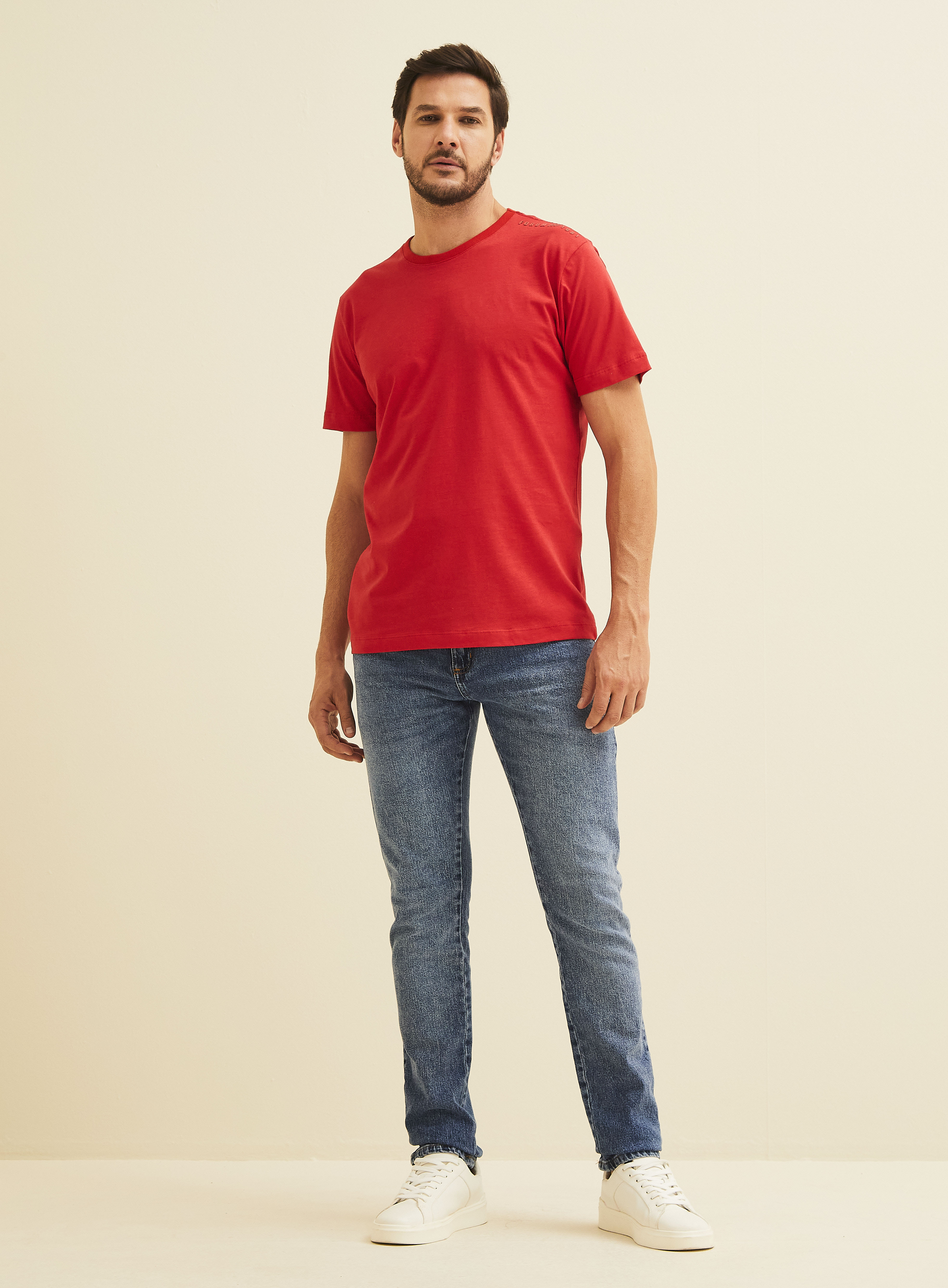 CAMISETA FORUM M VERMELHO SPARKLY