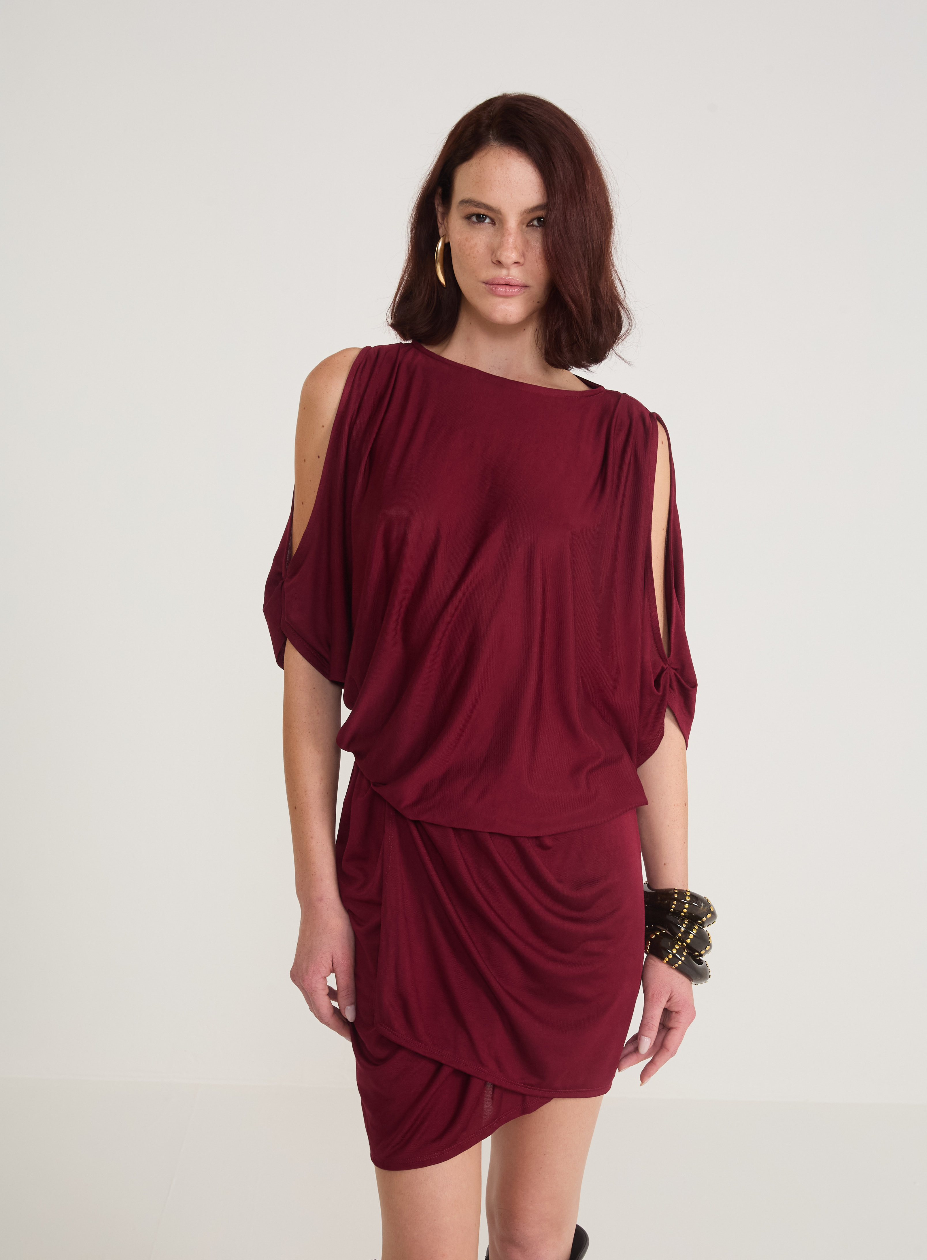 VESTIDO COLCCI M BORDO BLOODSTONE