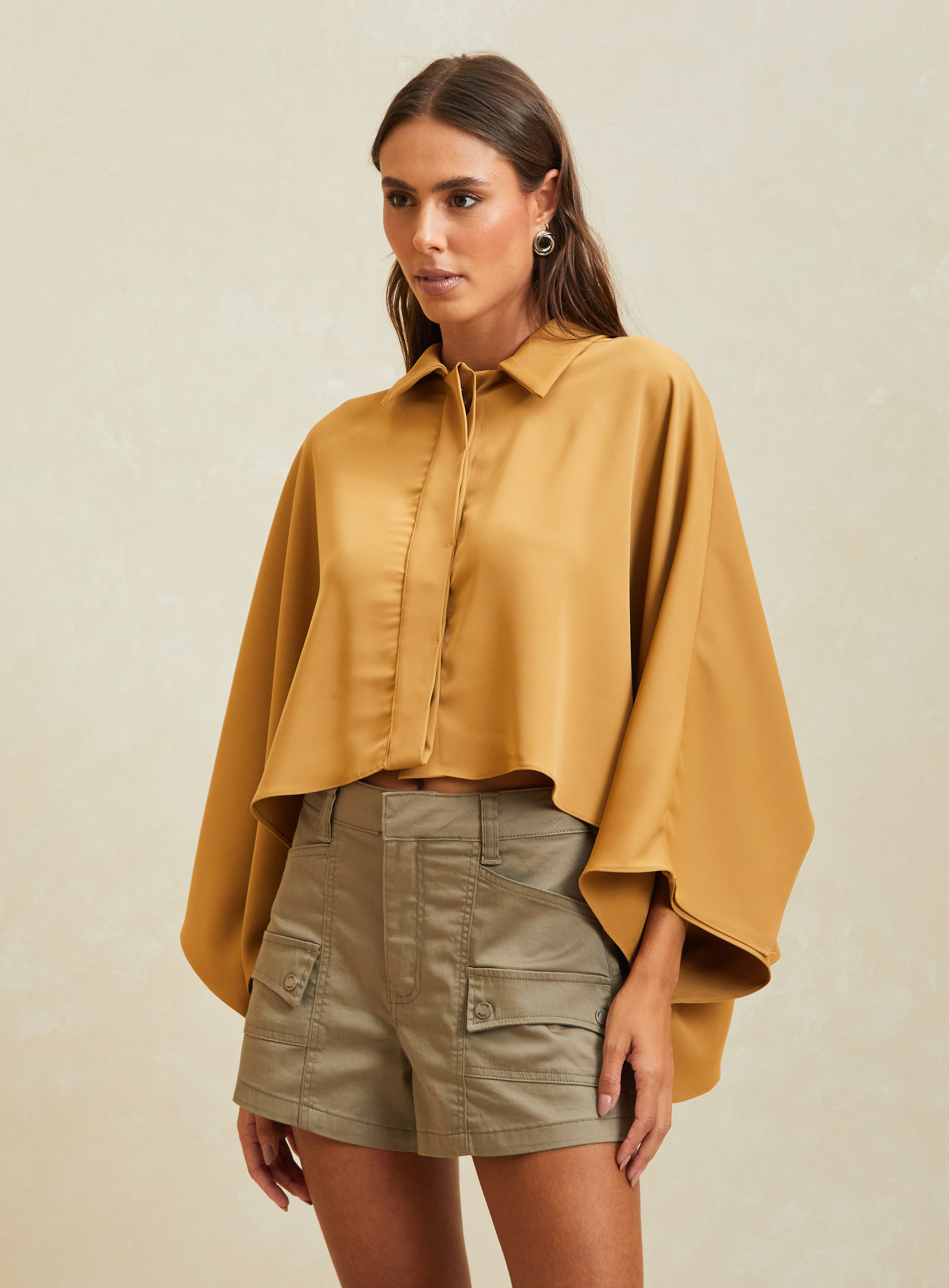 CAMISA FORUM M BEGE HONEY BEE