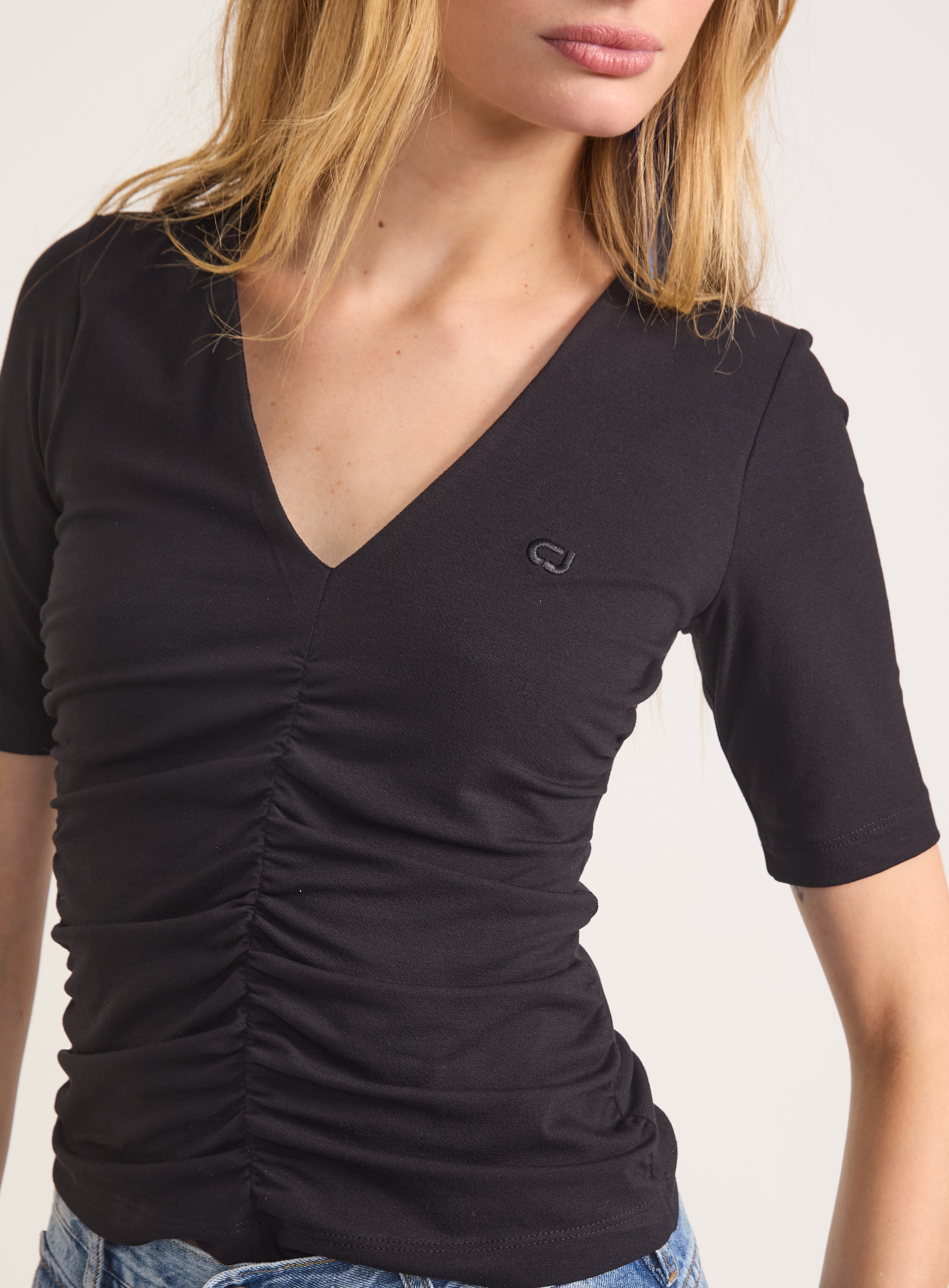 BLUSA COLCCI JEANS M PRETO