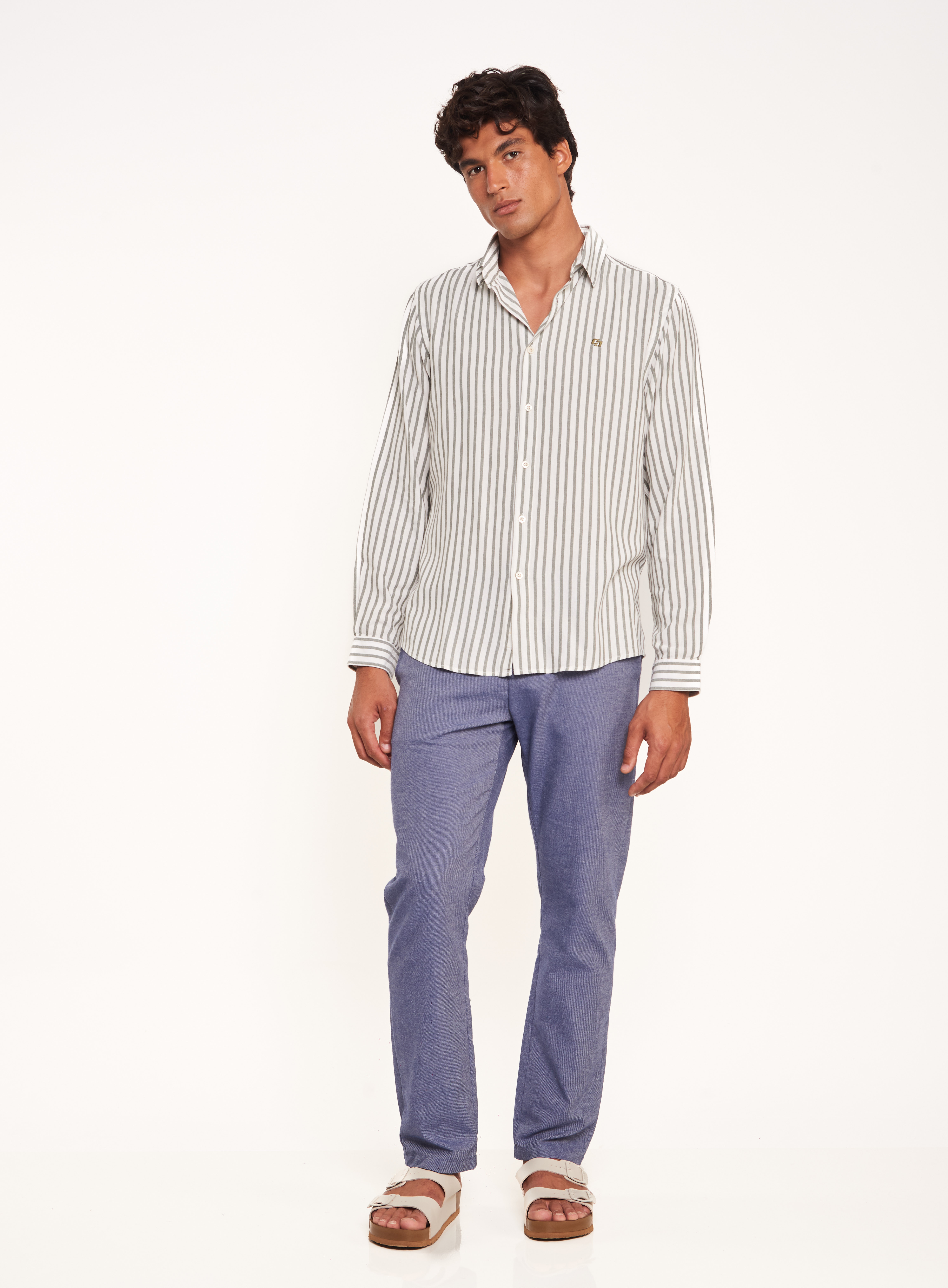 CAMISA LINHO LSTRADA RELAX G LISTRADO