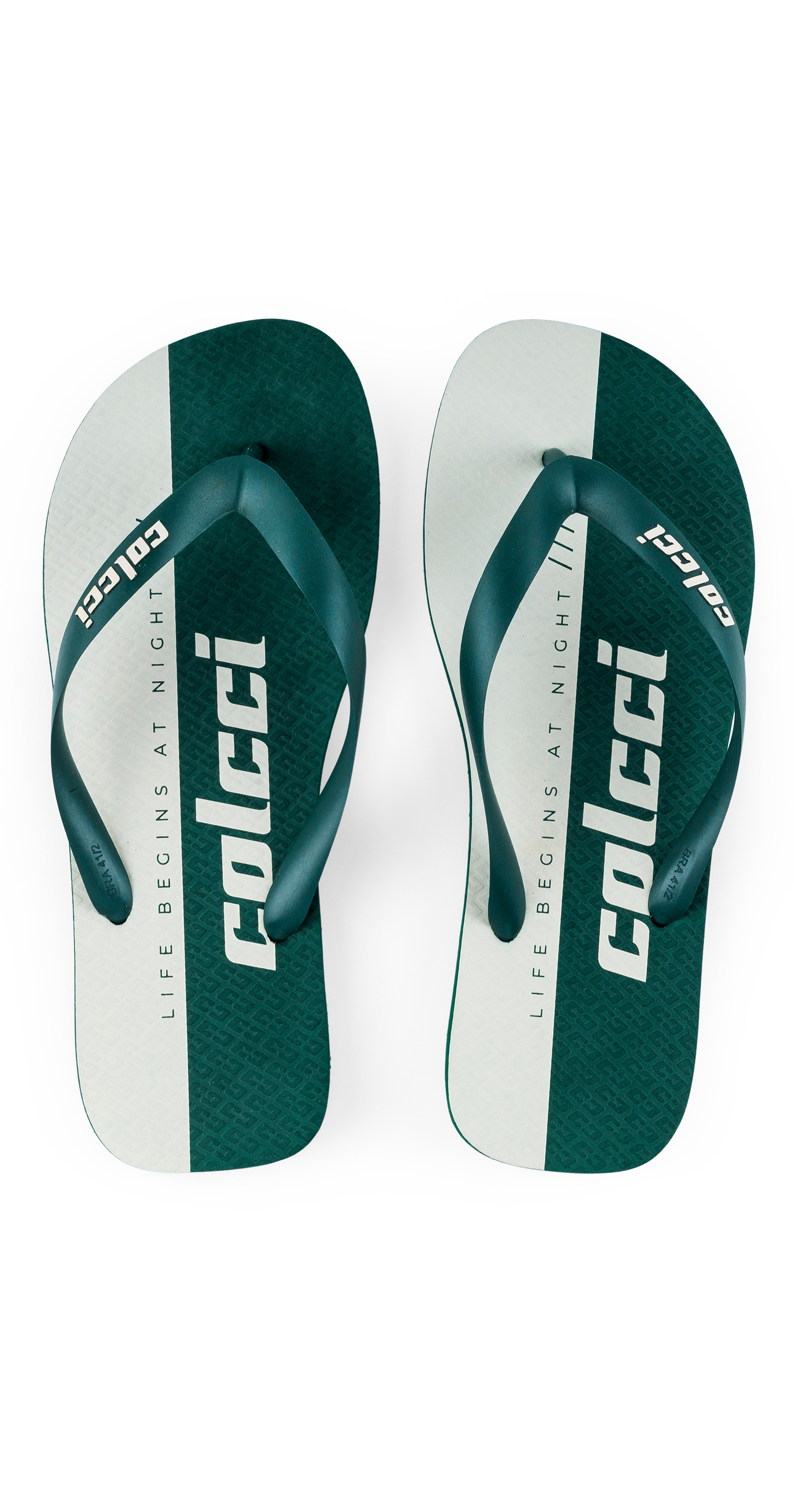 CHINELO COLCCI MASCULINO BLOCK 39-40 MARROM ROCCIA