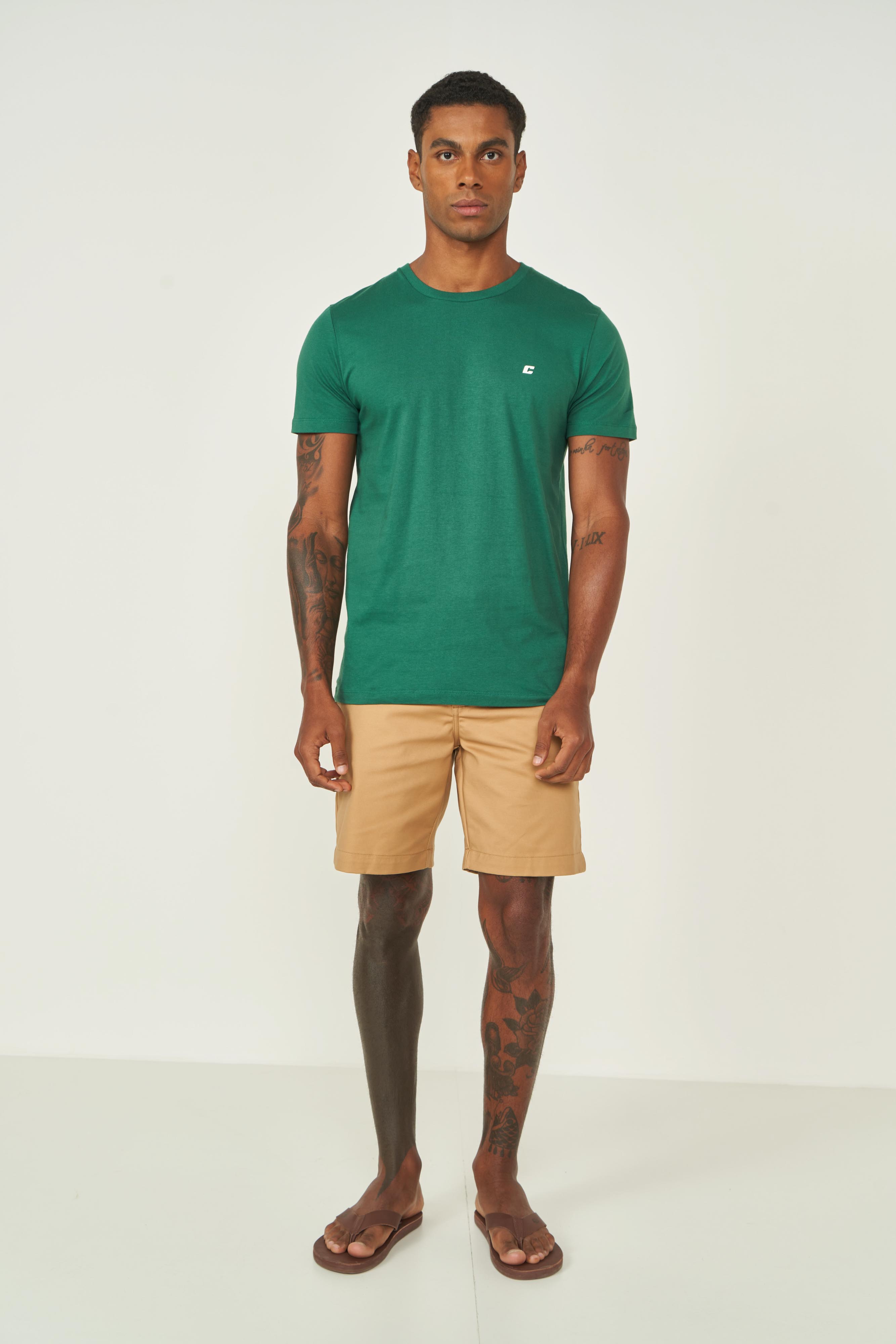 CAMISETA COLCCI M VERDE JIBOIA