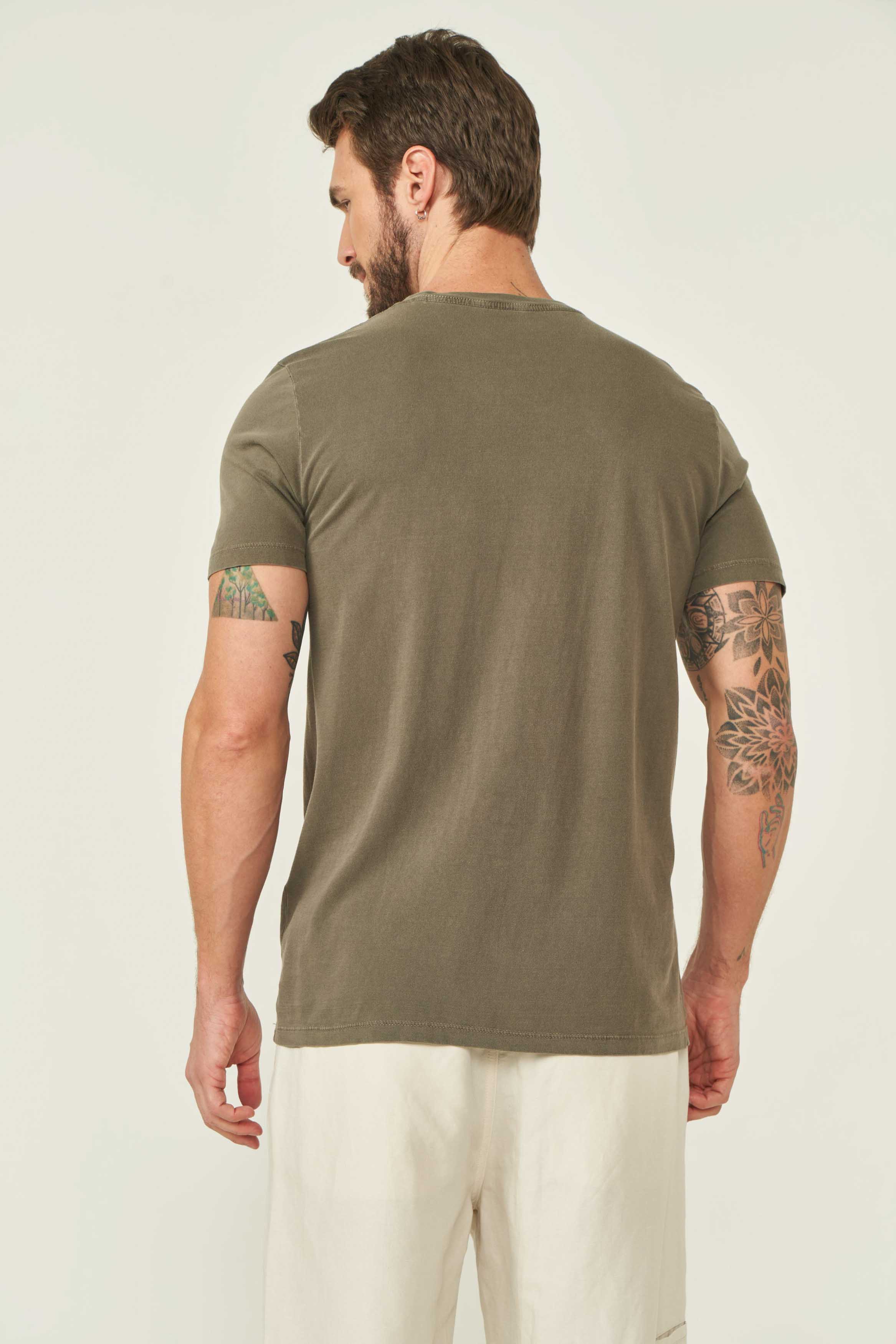 CAMISETA COLCCI XGG BEGE CINZAS