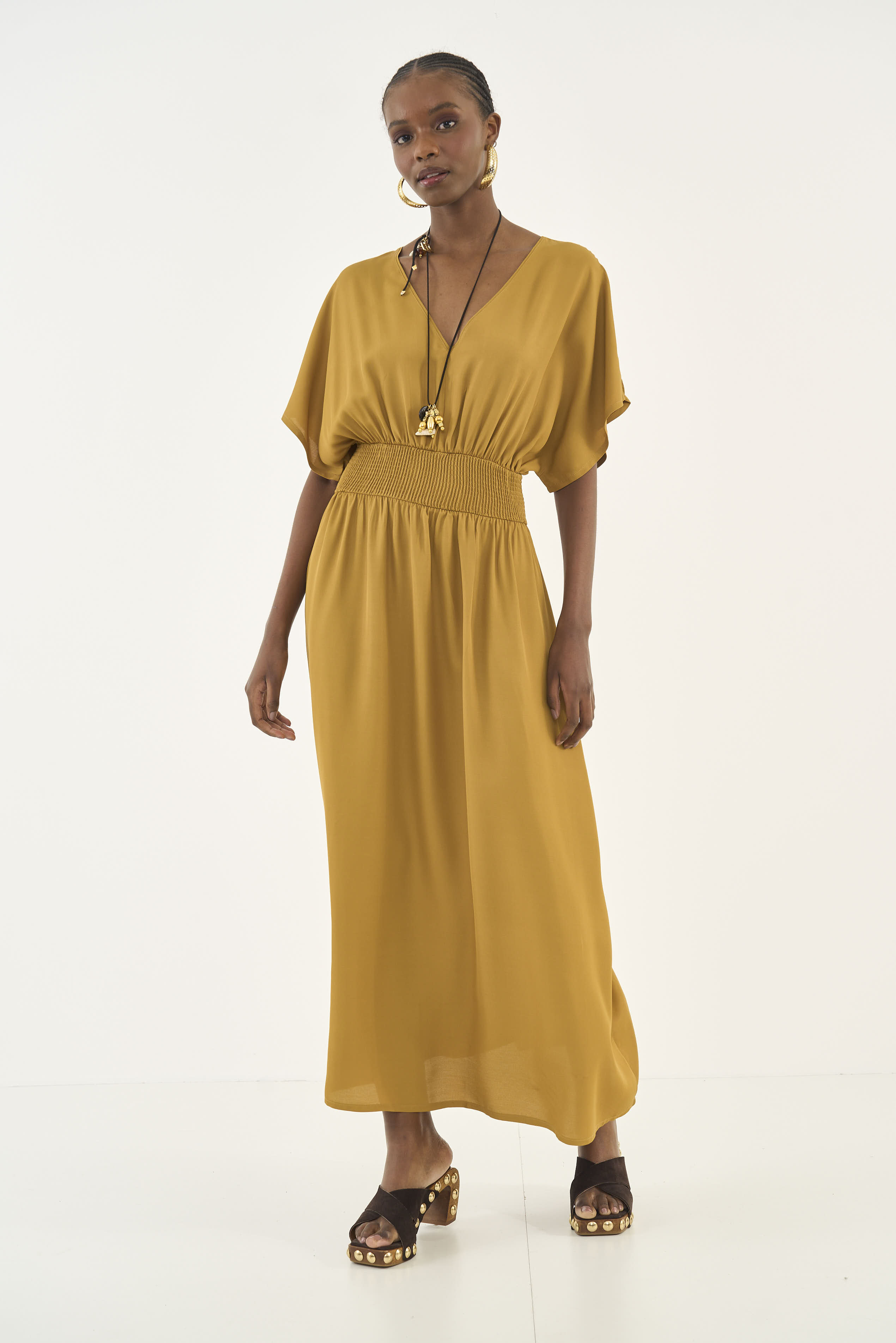 VESTIDO COLCCI G MARROM EBBELA