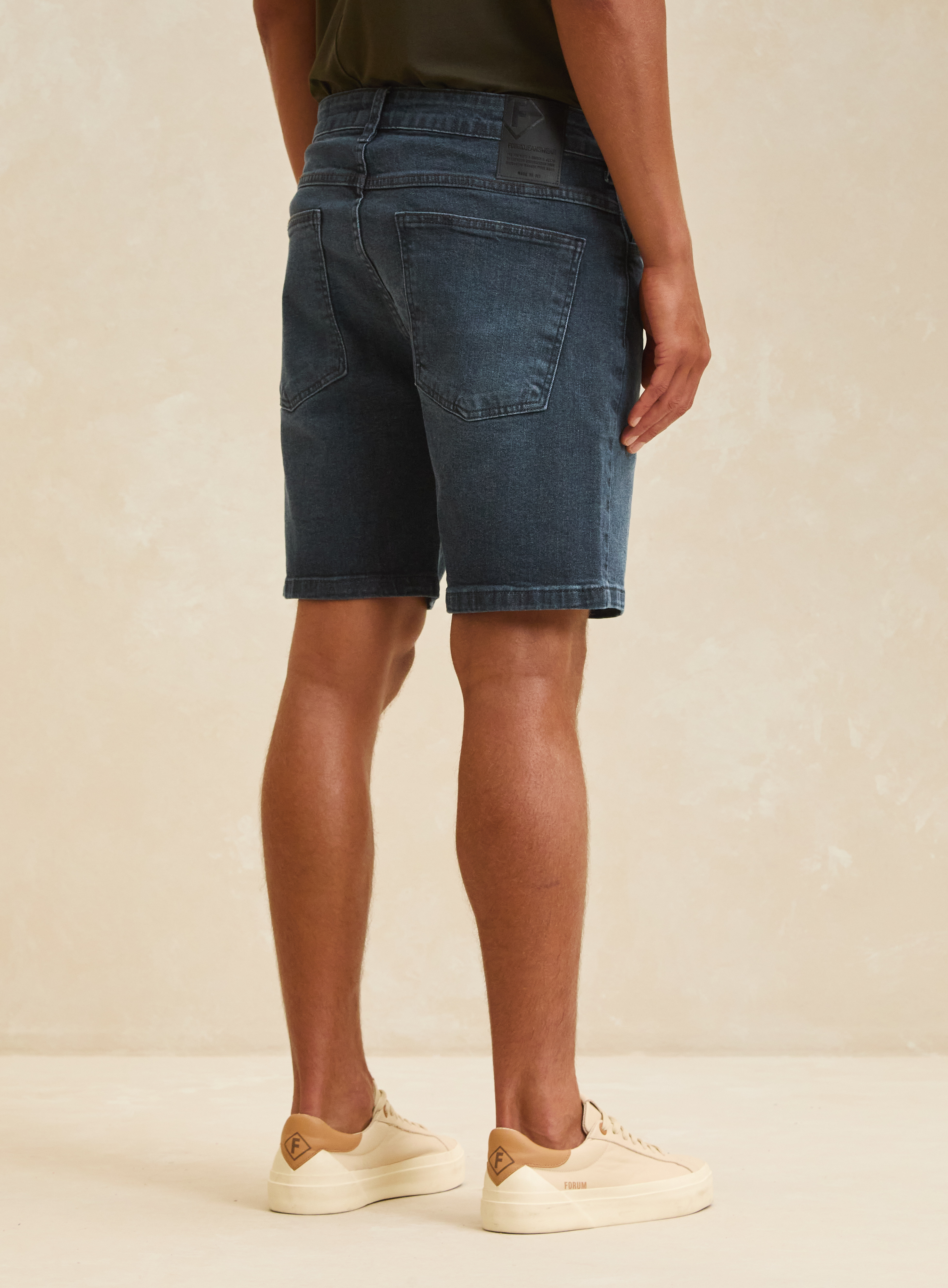 BERMUDA JEANS DOM 40 INDIGO