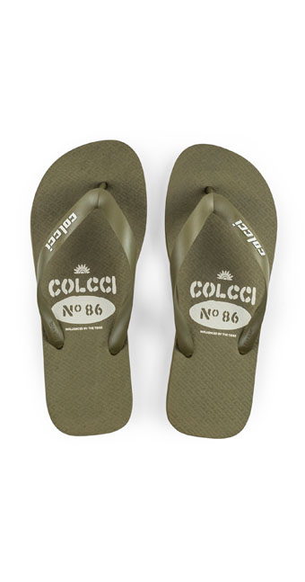 CHINELO COLCCI MASCULINO COLCCI 86 39-40 VERDE SEL