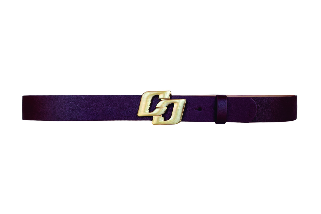 CINTO COLCCI FEM DUPLO C G / OURO 100 BORDO BLOODS