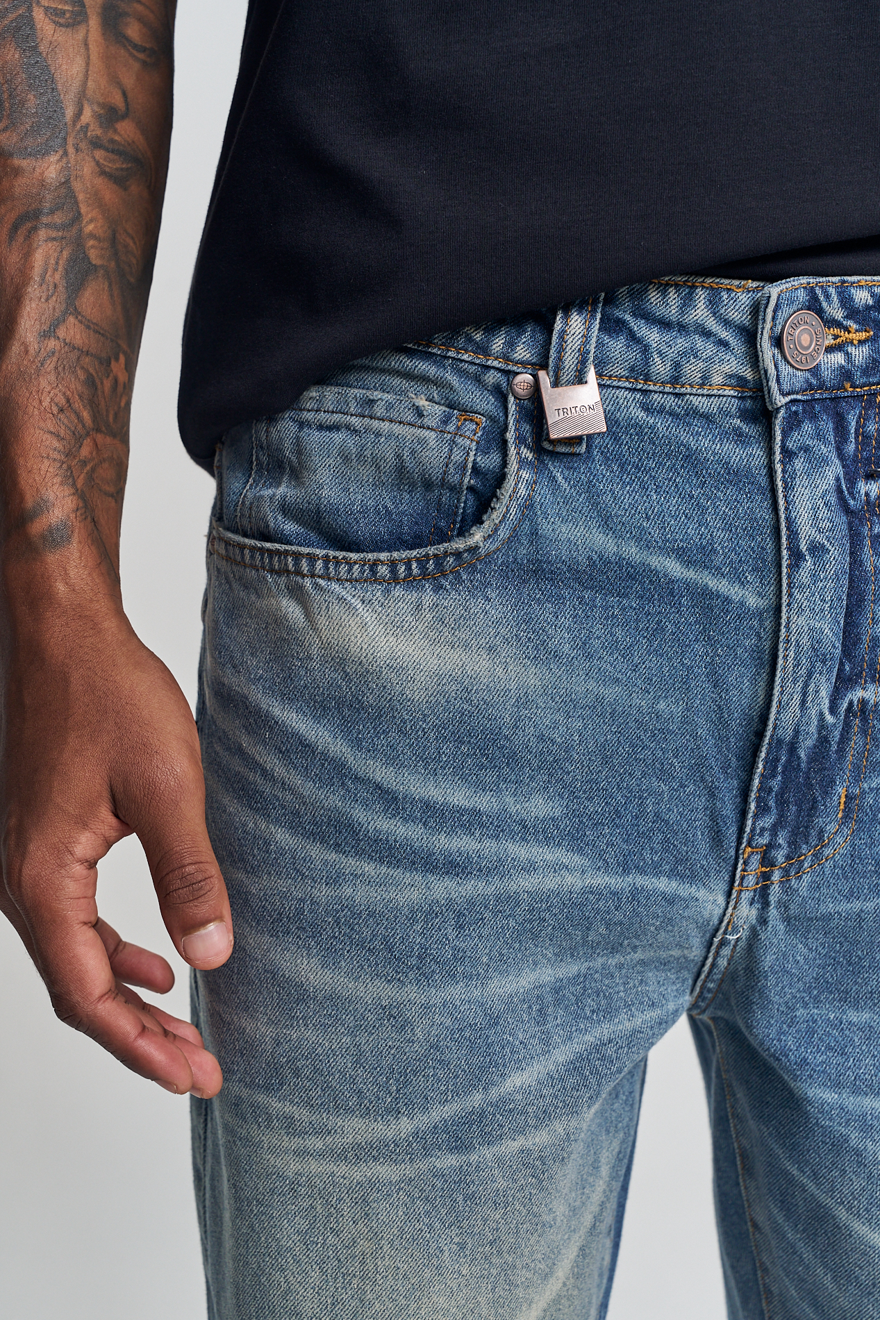 CALÇA JEANS NEW STRAIGHT 42 INDIGO