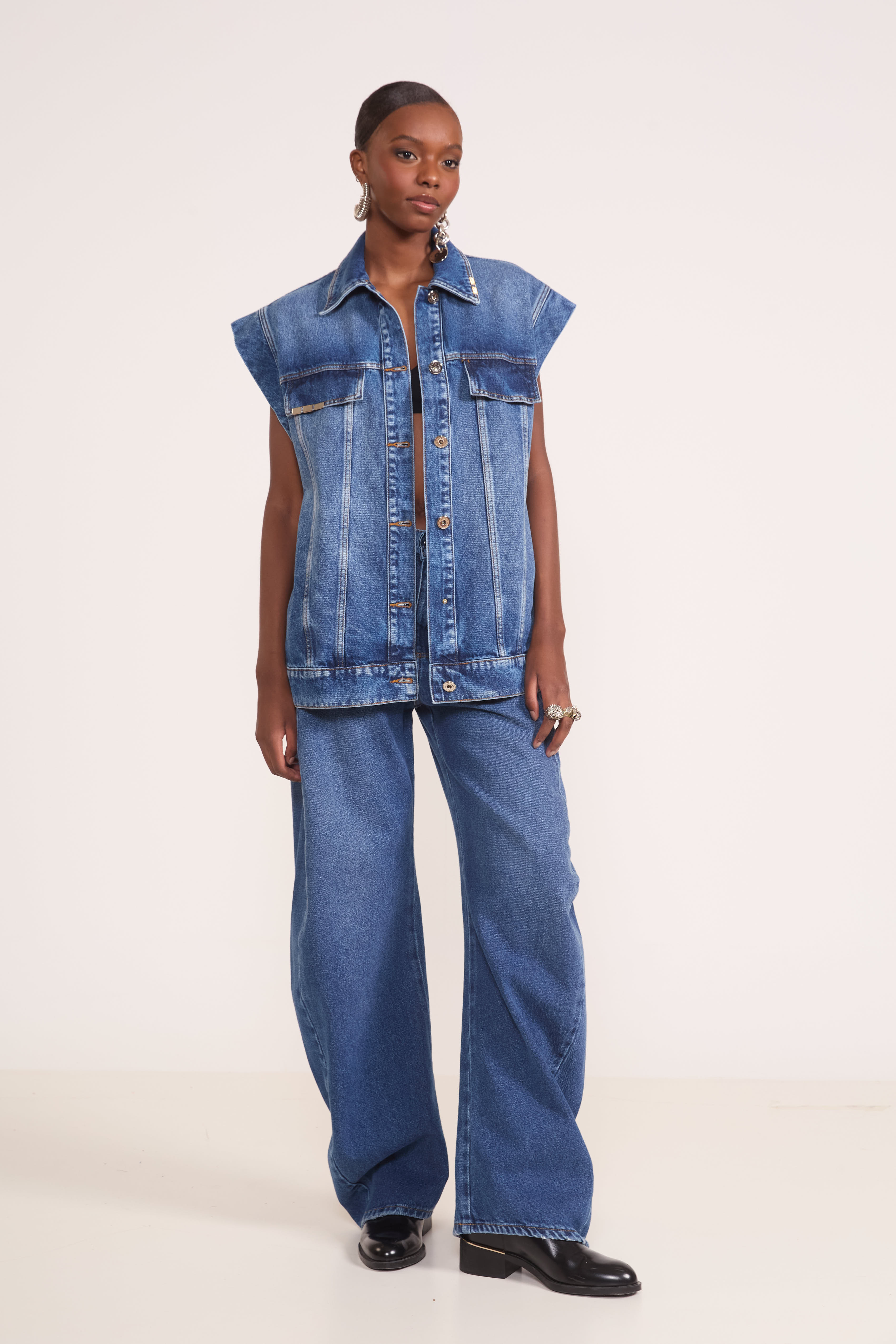 CALÇA JEANS BARCELONA 38 INDIGO