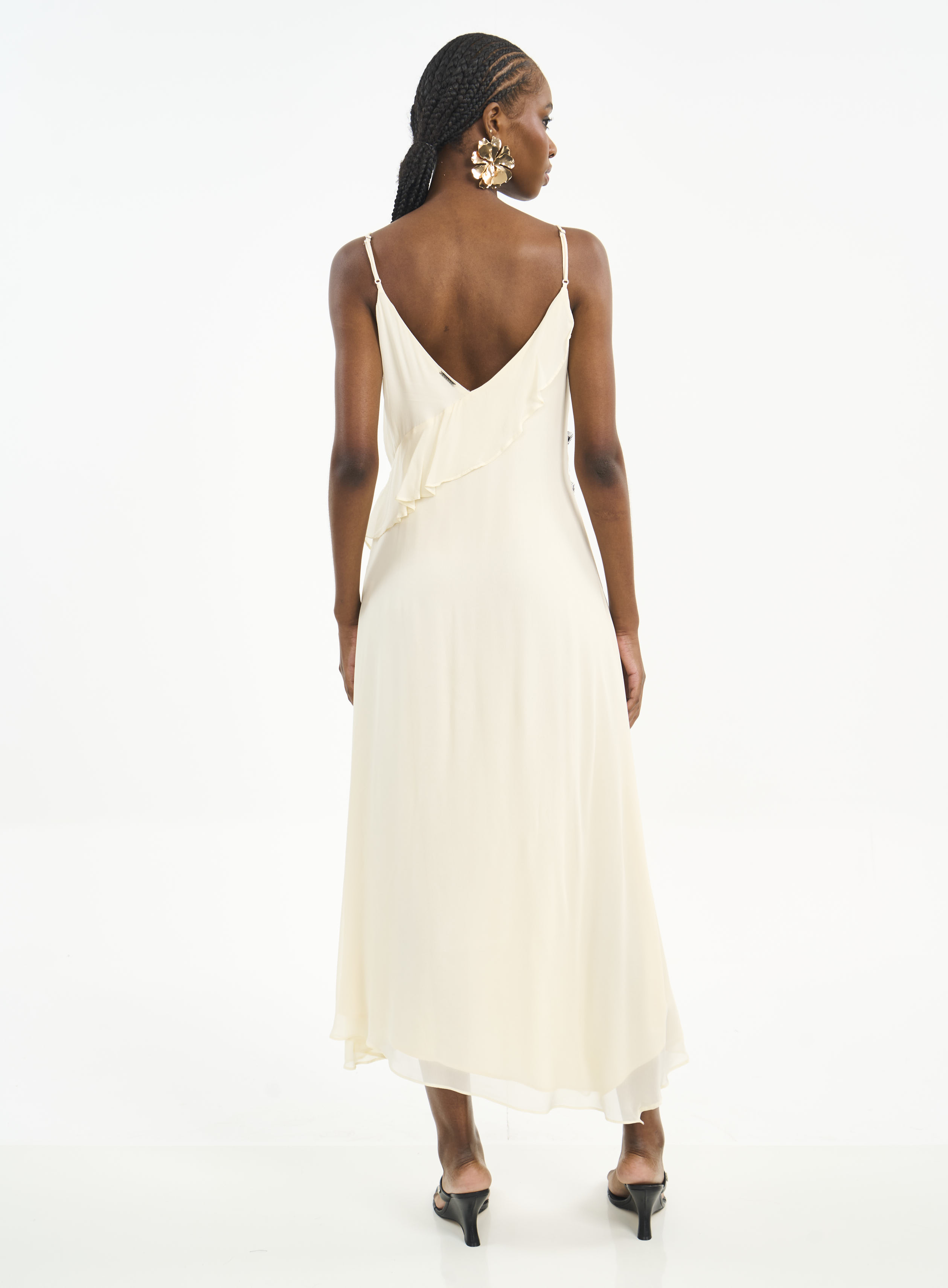 VESTIDO COLCCI P BEGE AFFOGATO