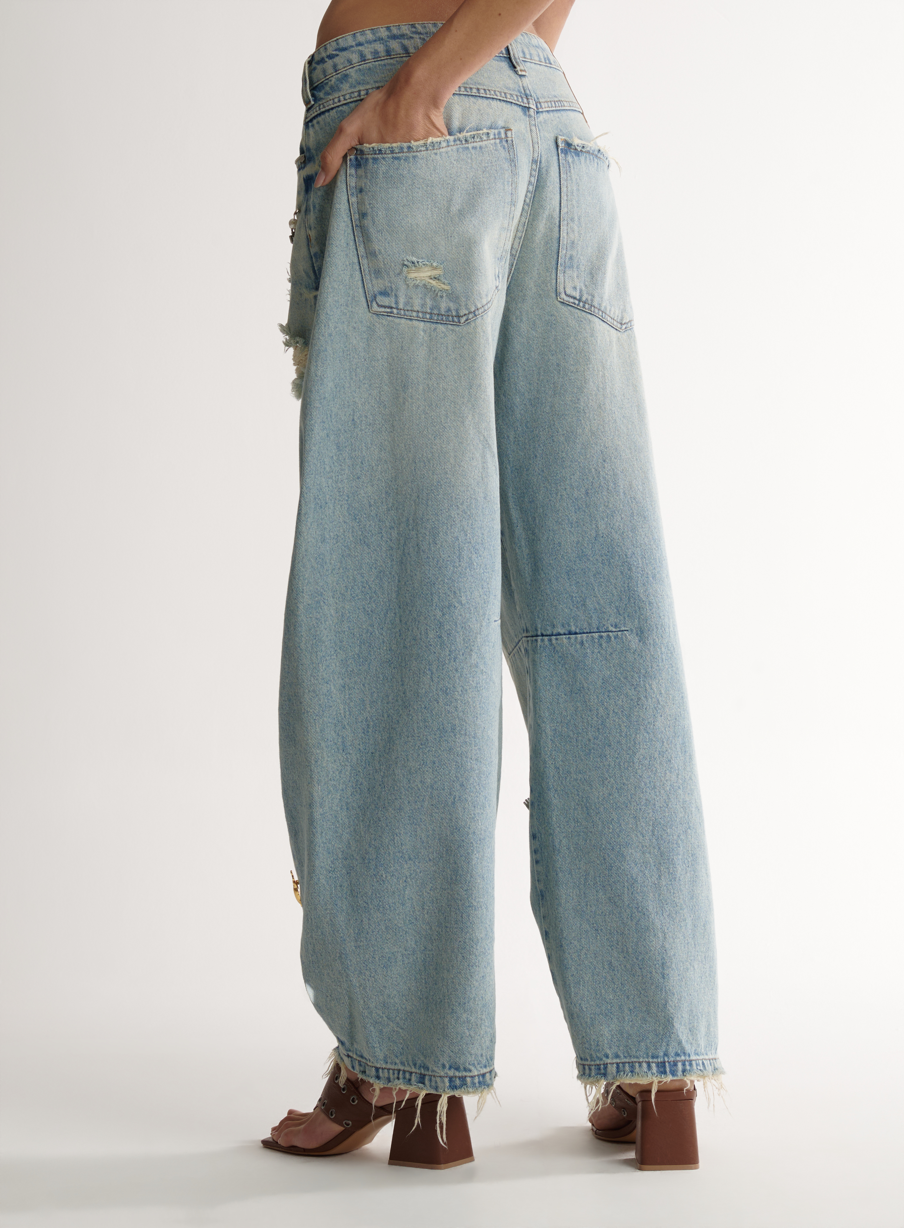 CALÇA JEANS BARRIL 40 INDIGO