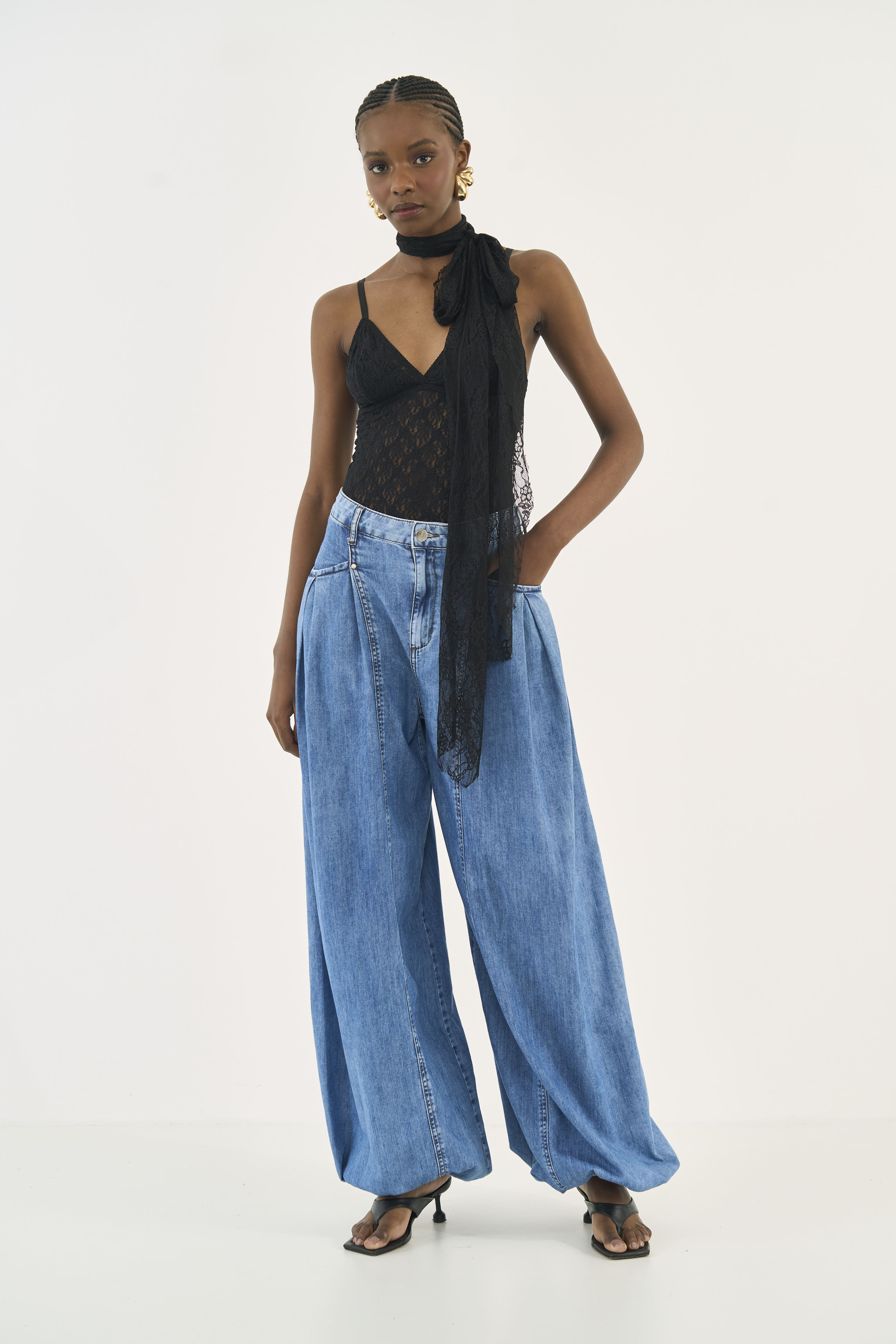 BLUSA RENDA G PRETO