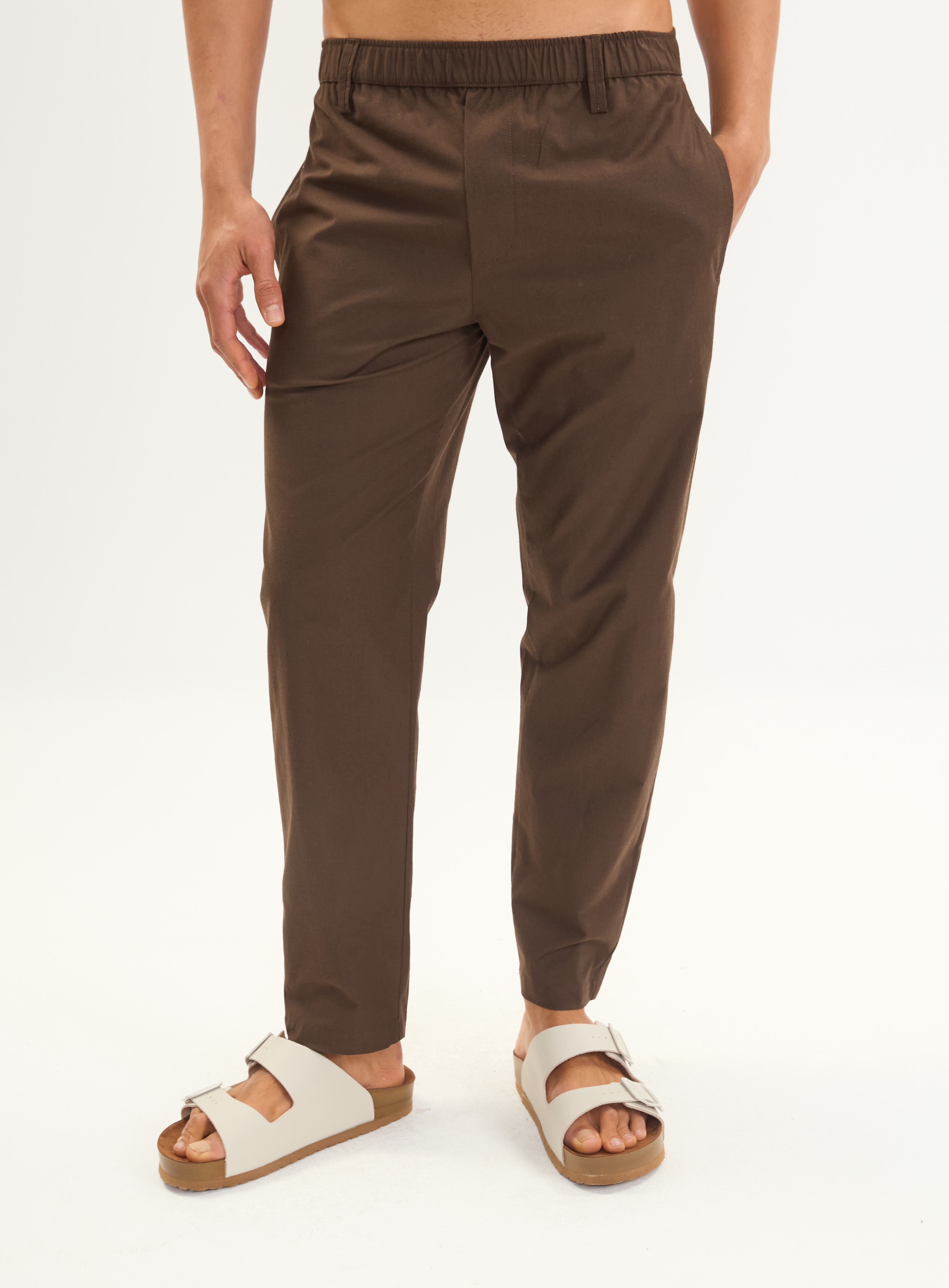 CALÇA COLCCI GG MARROM COCONUT