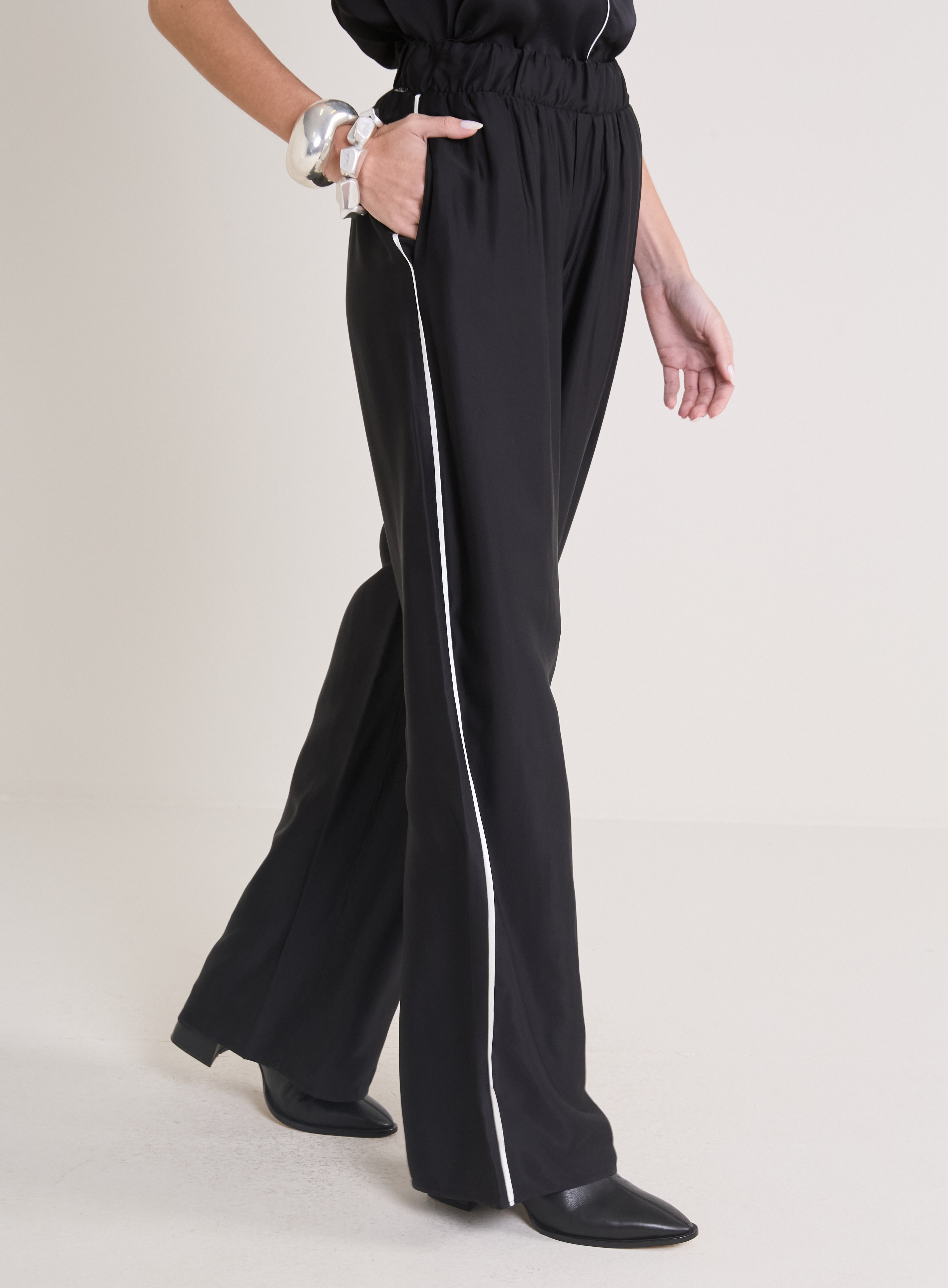 CALÇA FORUM PP PRETO/OFF
