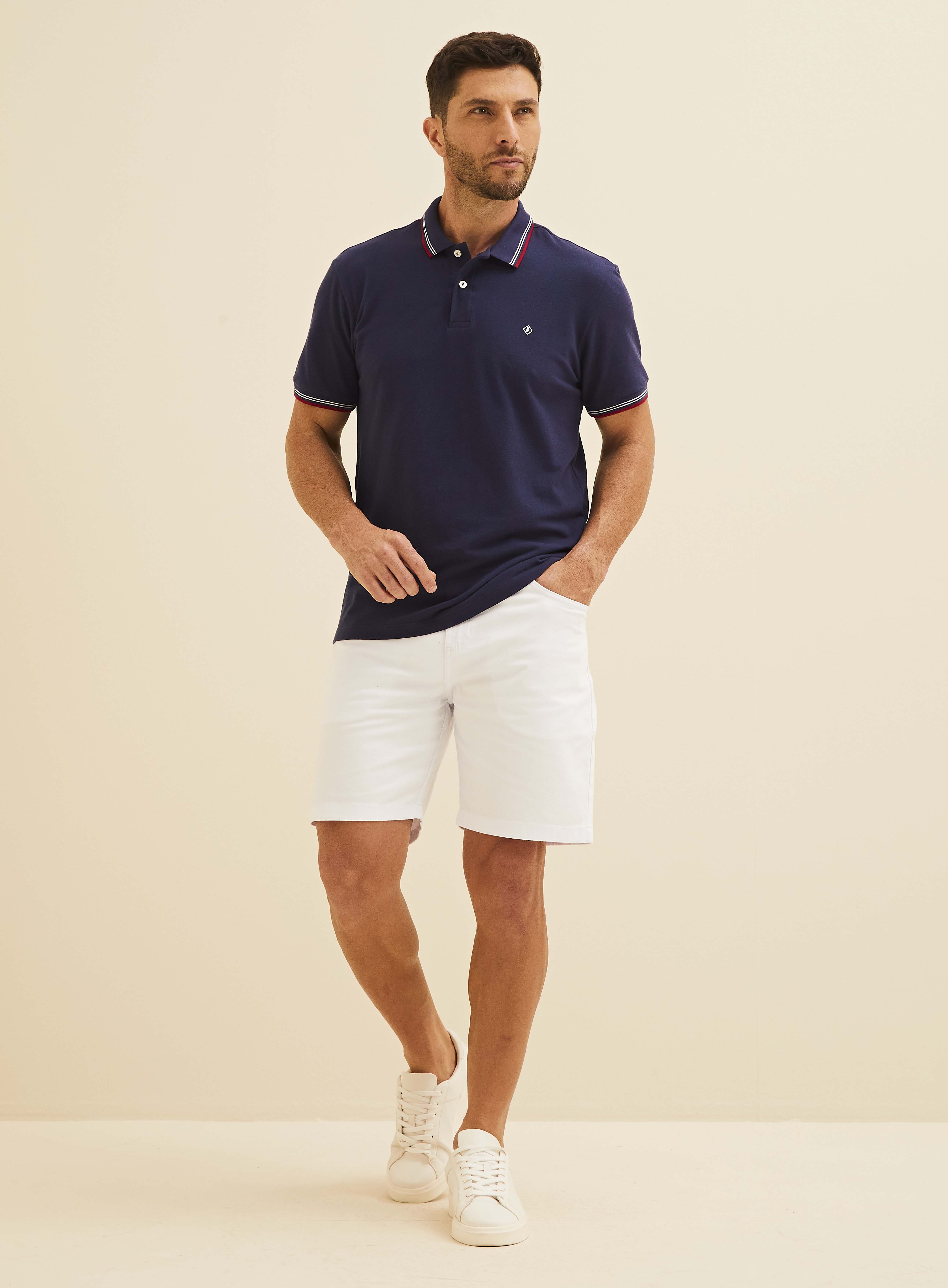 BERMUDA SARJA DOM 40 BRANCO