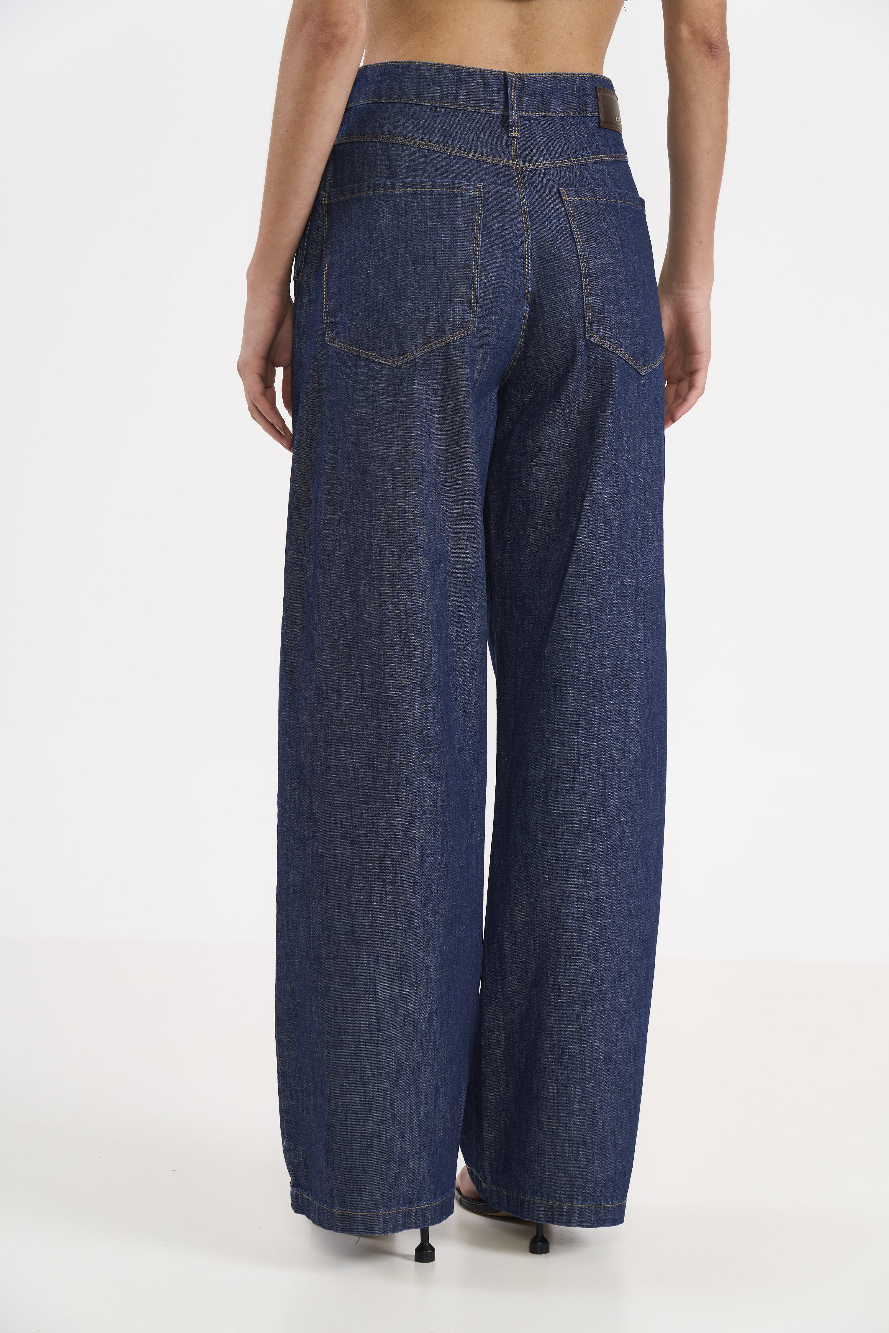 CALÇA JEANS JOANA WIDE 38 INDIGO