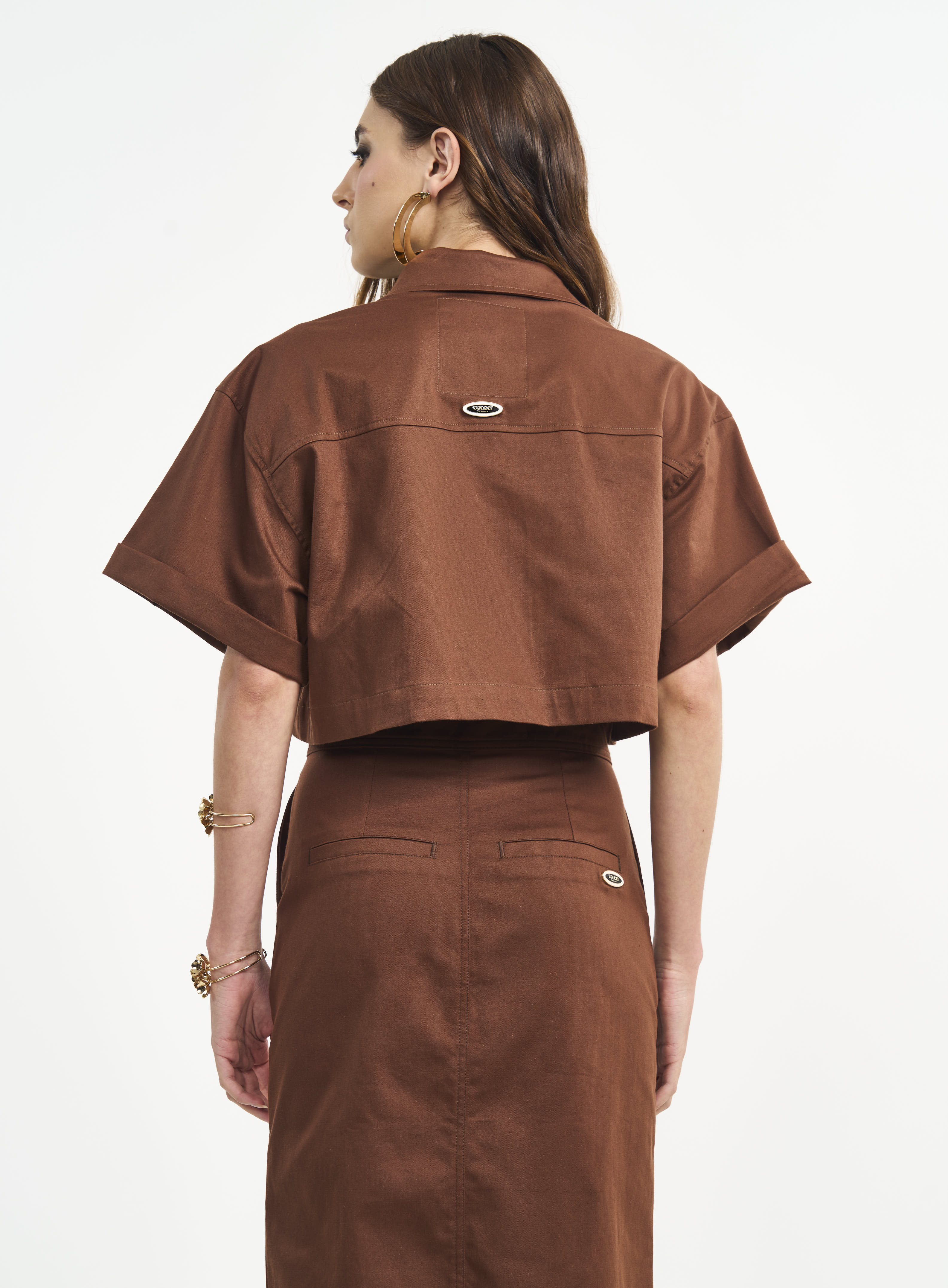 JAQUETA COLCCI P MARROM TIRAMISU