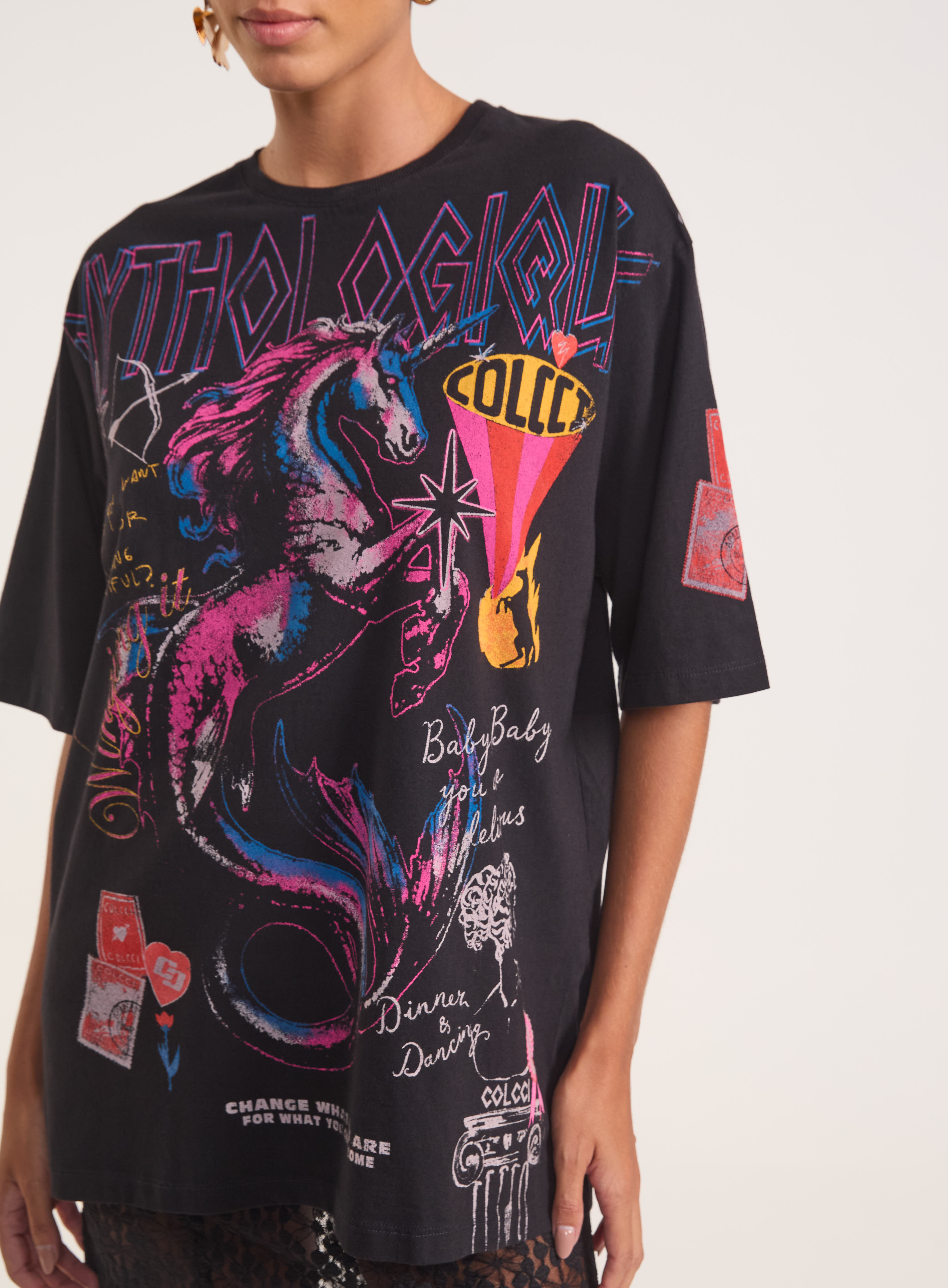 CAMISETA COLCCI P PRETO