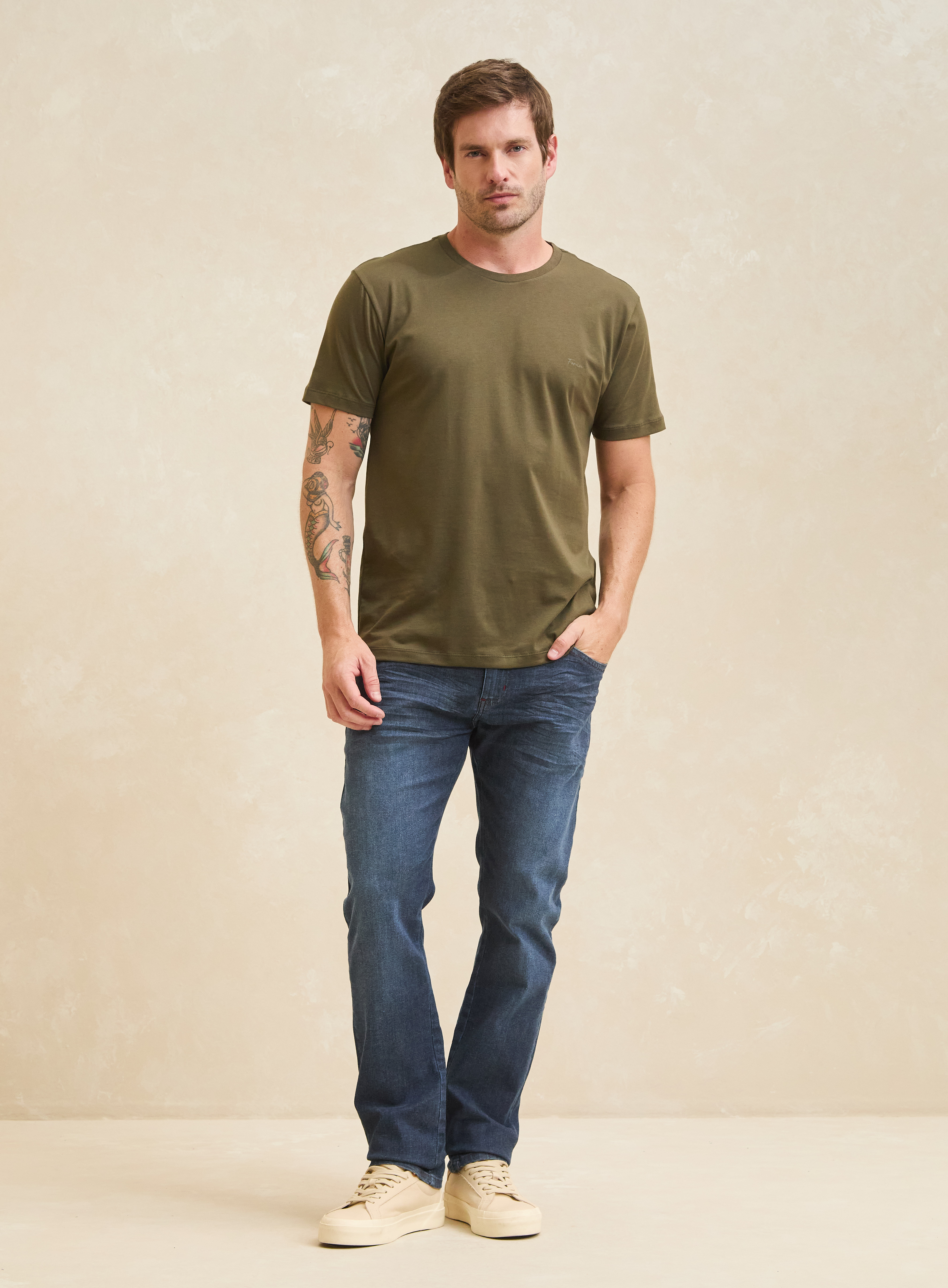 CALÇA JEANS PAUL SLIM 38 INDIGO