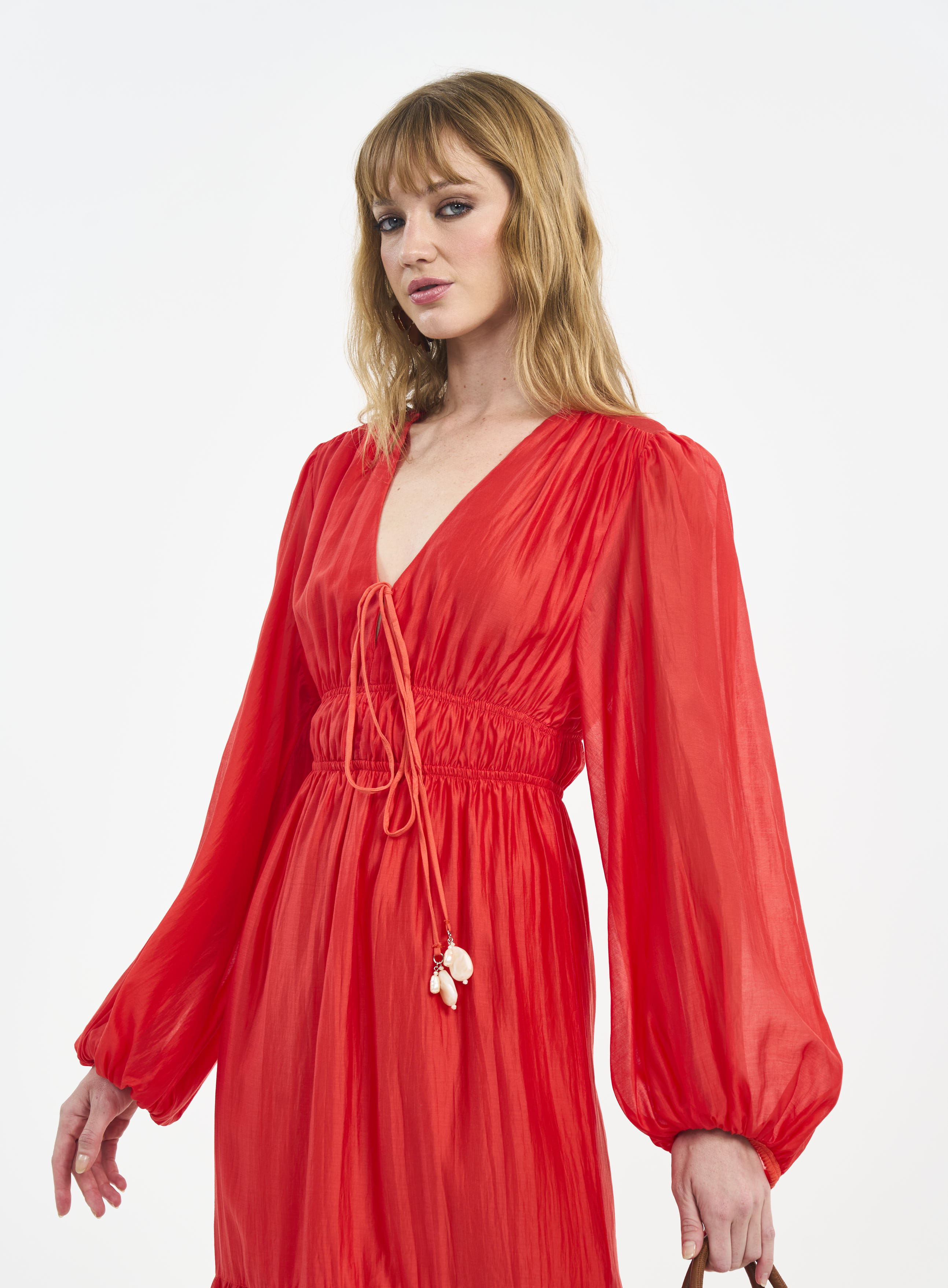 VESTIDO COLCCI P LARANJA UCELLO