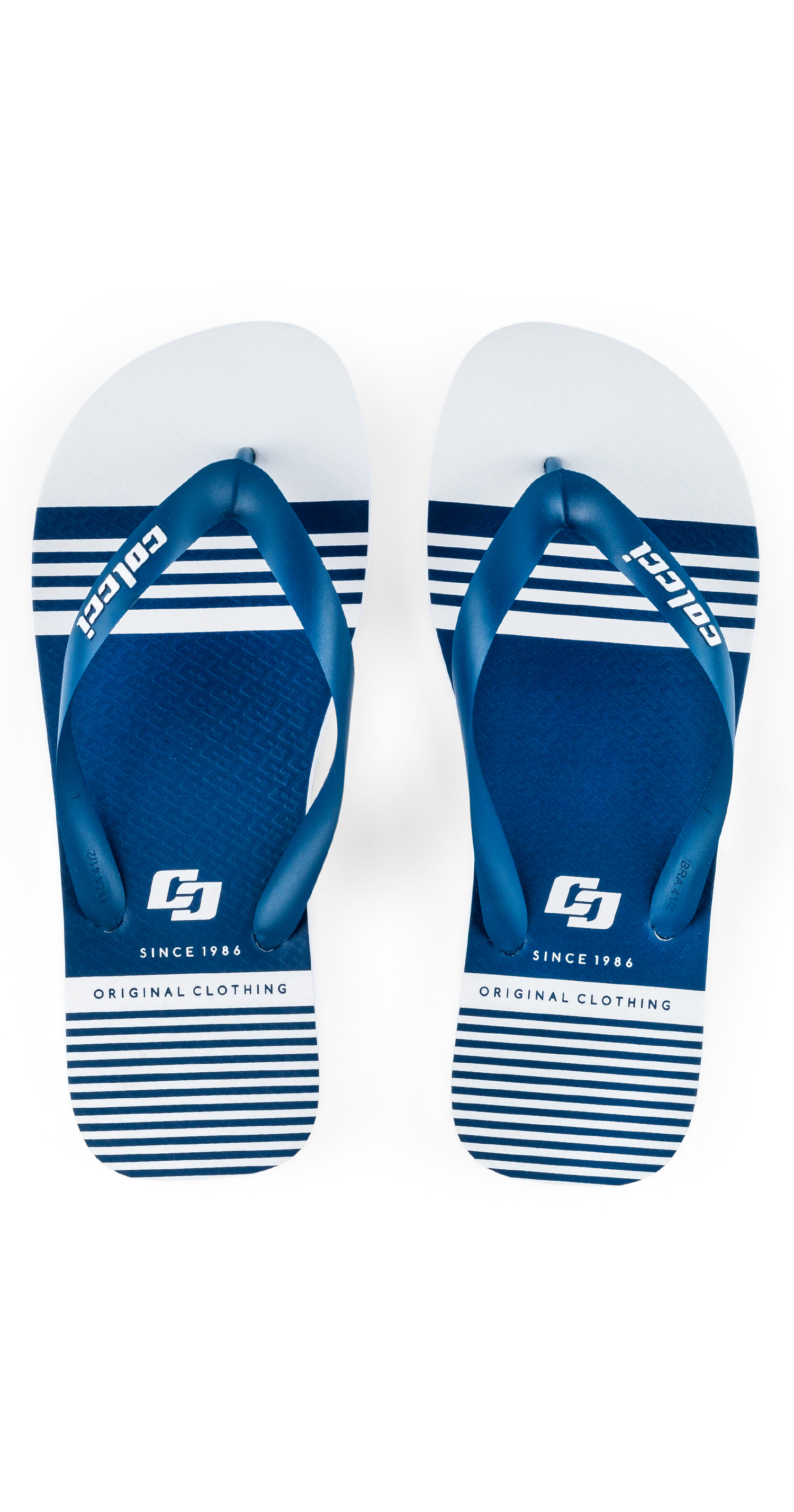 CHINELO MASCULINO  ESSENCIAL 37-38 BRANCO