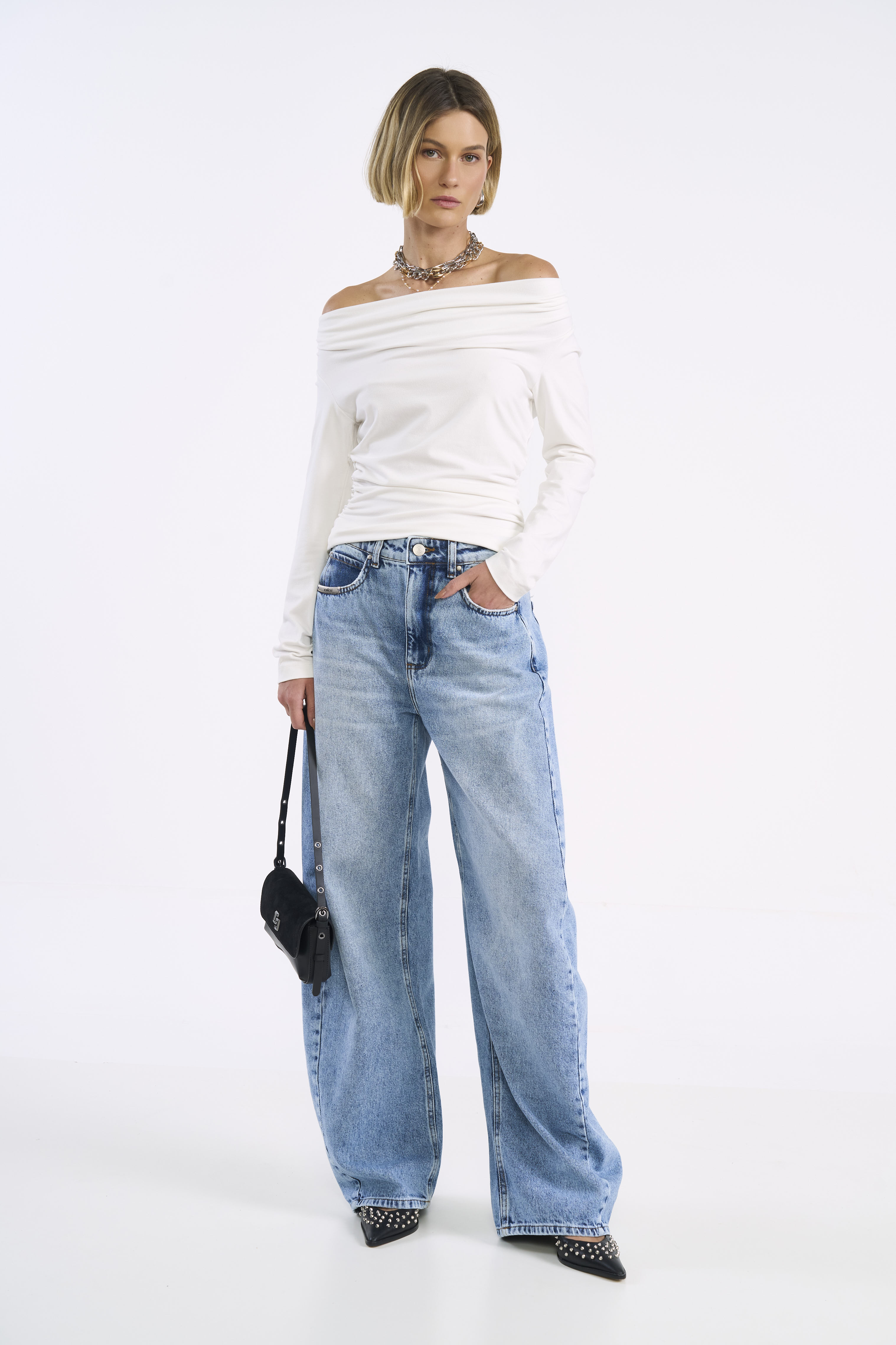 CALÇA JEANS BARRIL 42 INDIGO