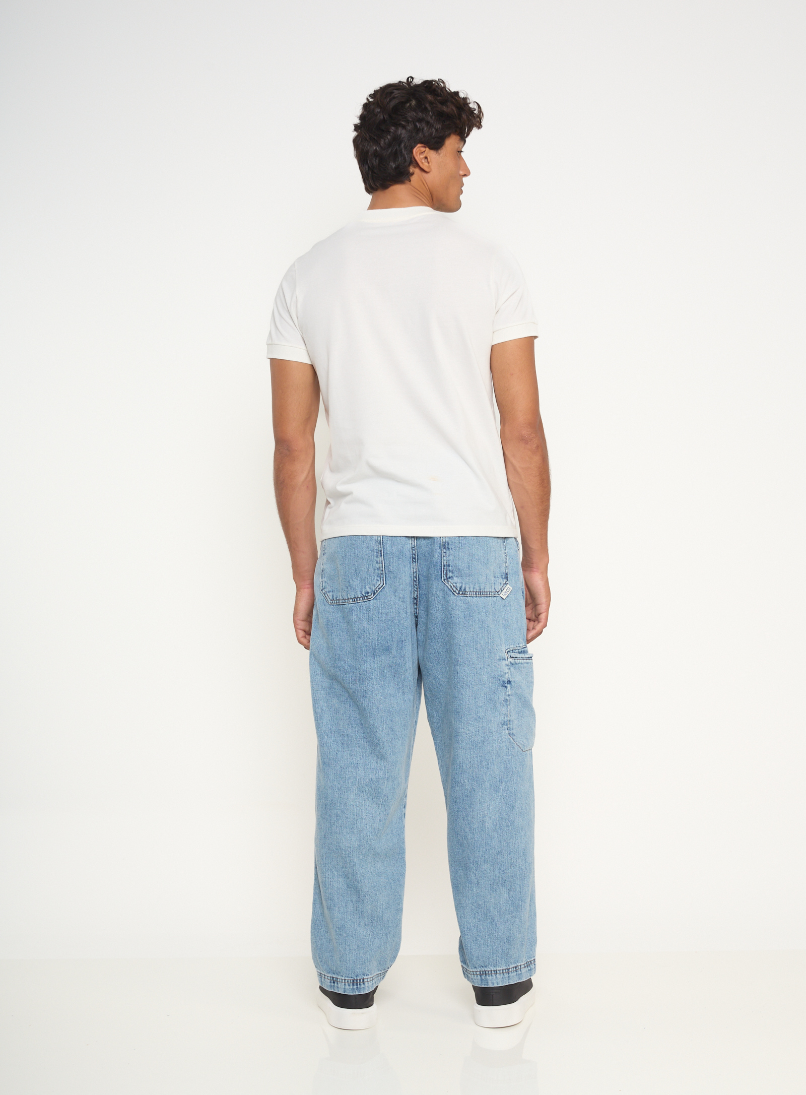 CALÇA JEANS SLOUCHY 38 INDIGO
