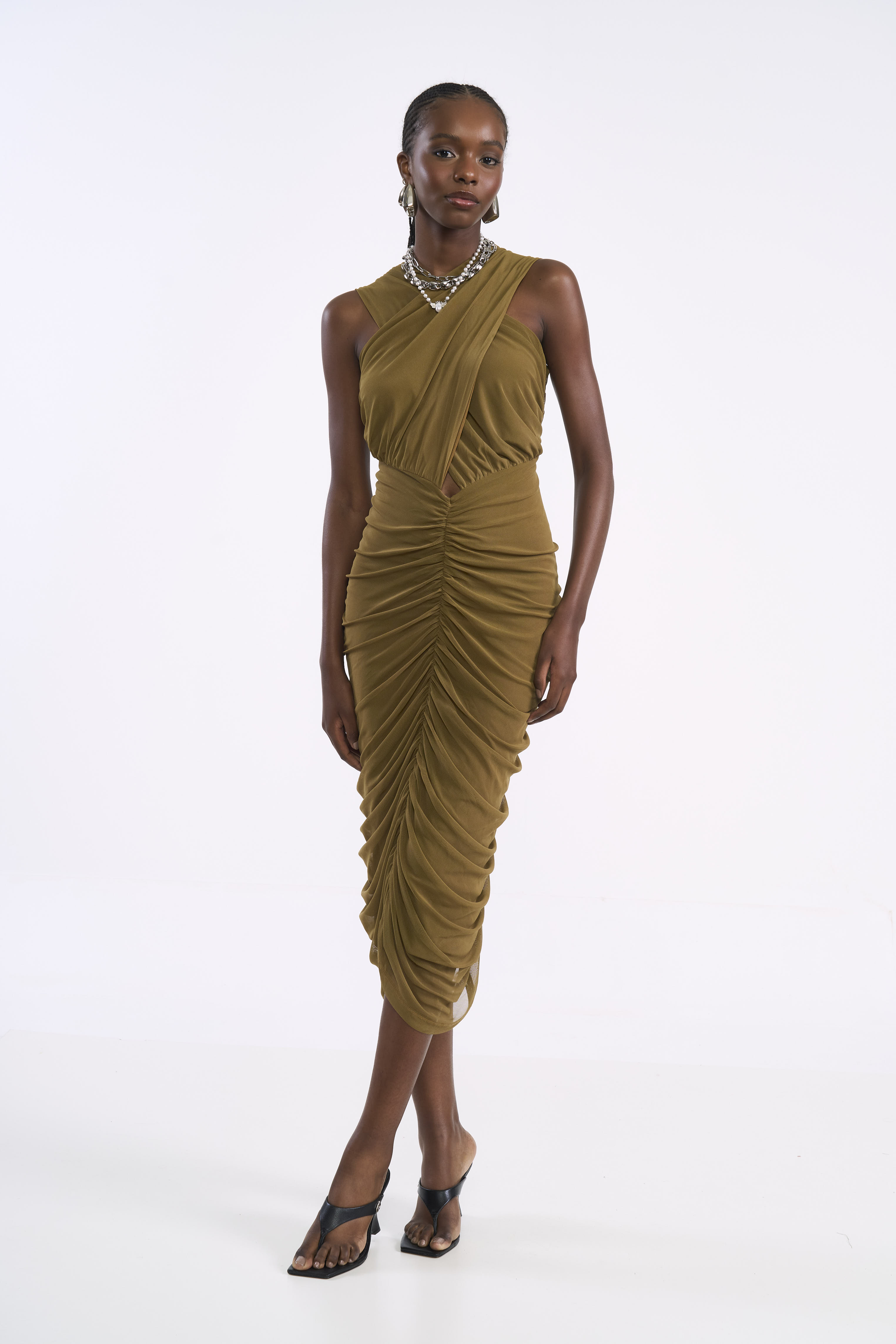 VESTIDO TULE G MARROM CUMARU