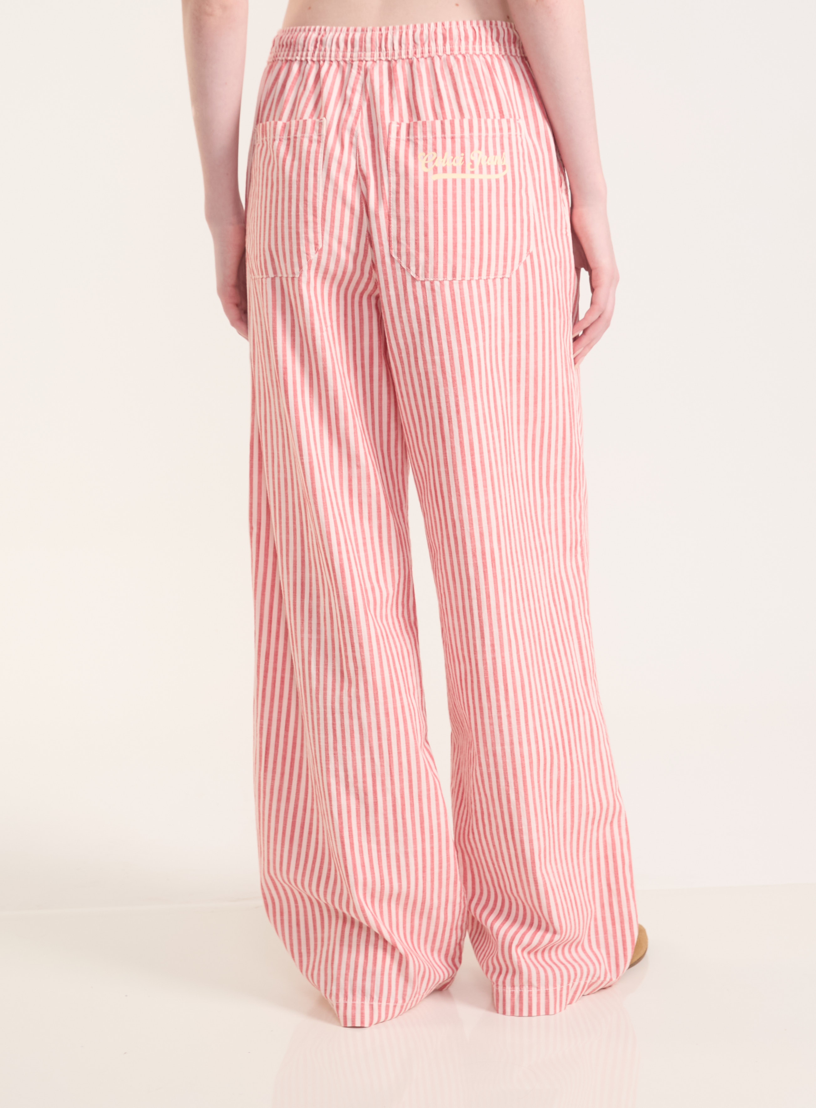 CALÇA SARJA TOQUIO WIDE 36 LISTRADO
