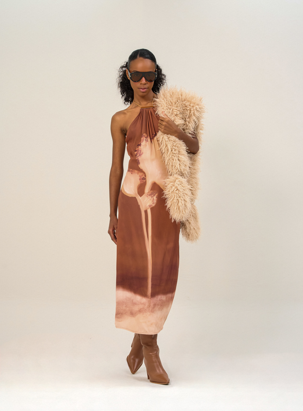 VESTIDO ESTAMPADO GG DESERT FLOWER