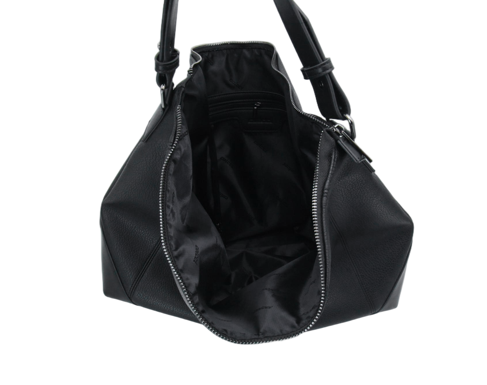 BOLSA COLCCI FEM HOBO TEXTURA U CARAMELO