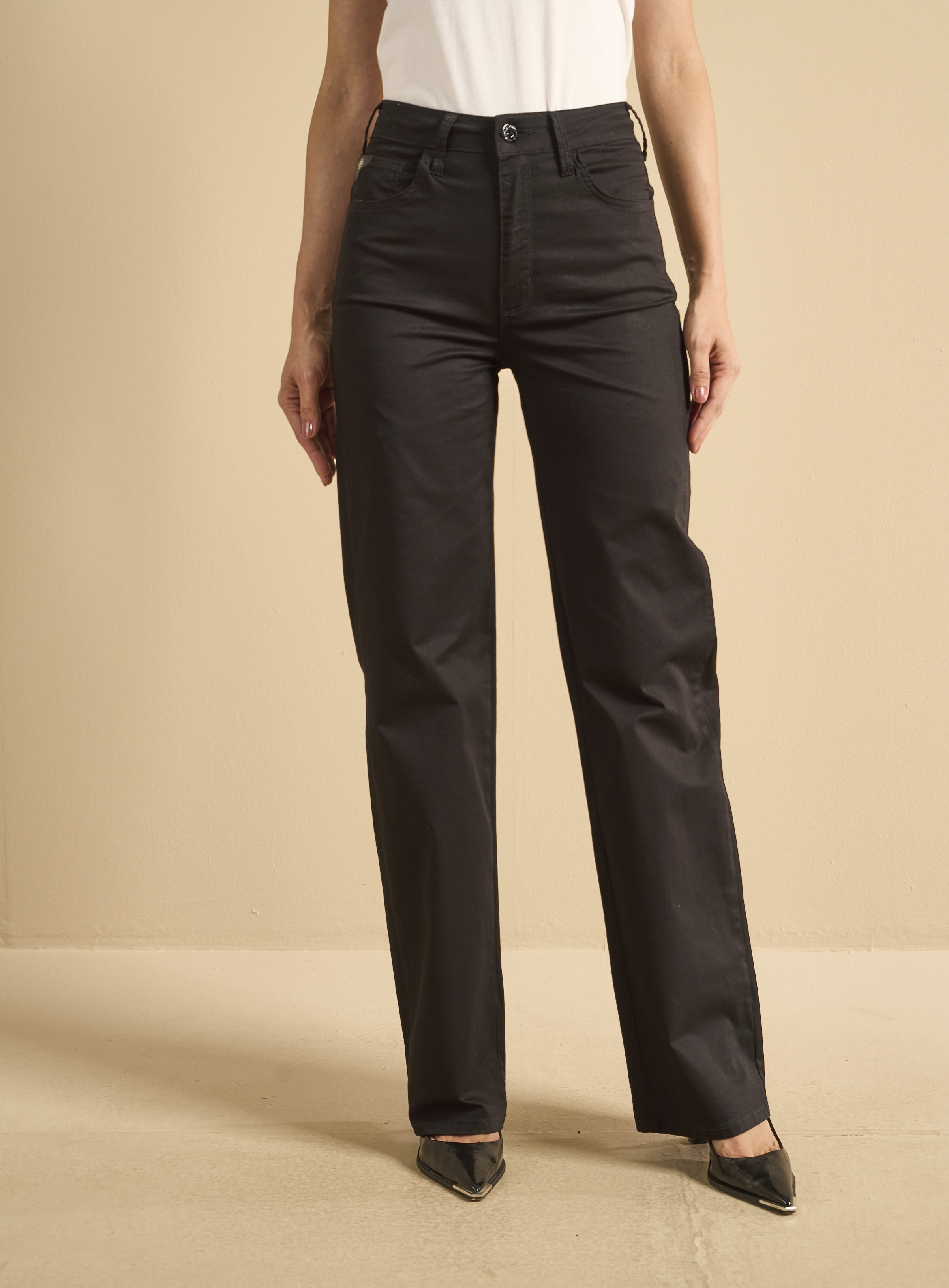 CALÇA SARJA BELLA STRETCH 38 PRETO