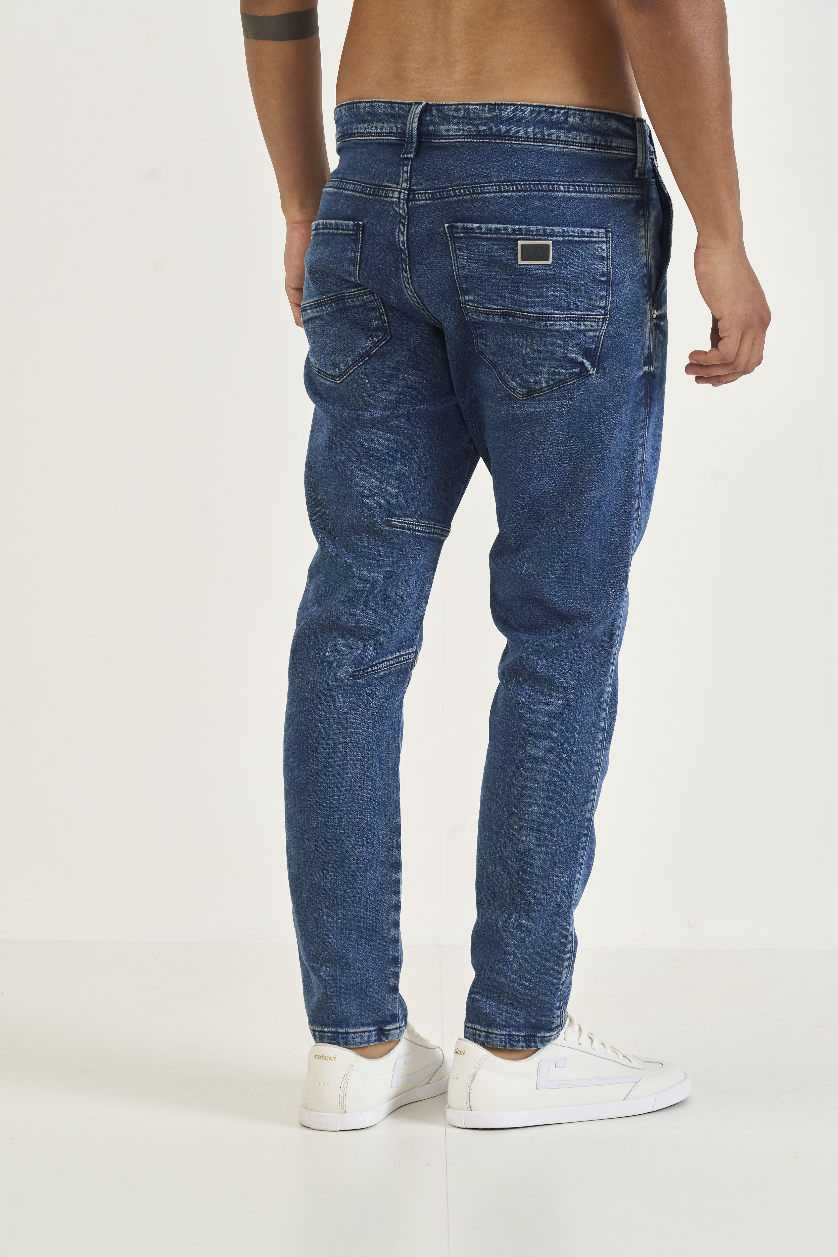 CALÇA JEANS NEW CHINO 42 INDIGO