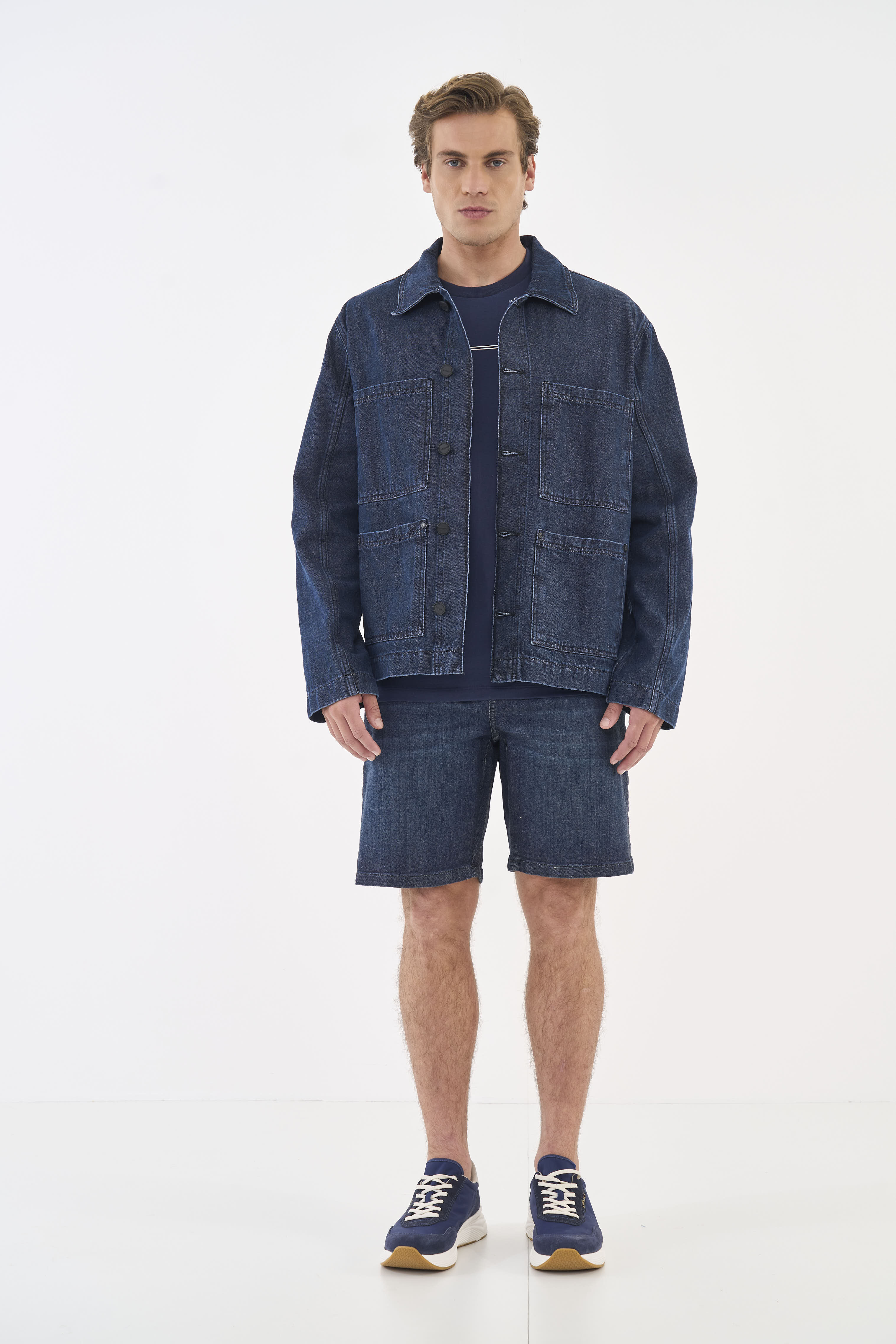 JAQUETA JEANS GG INDIGO