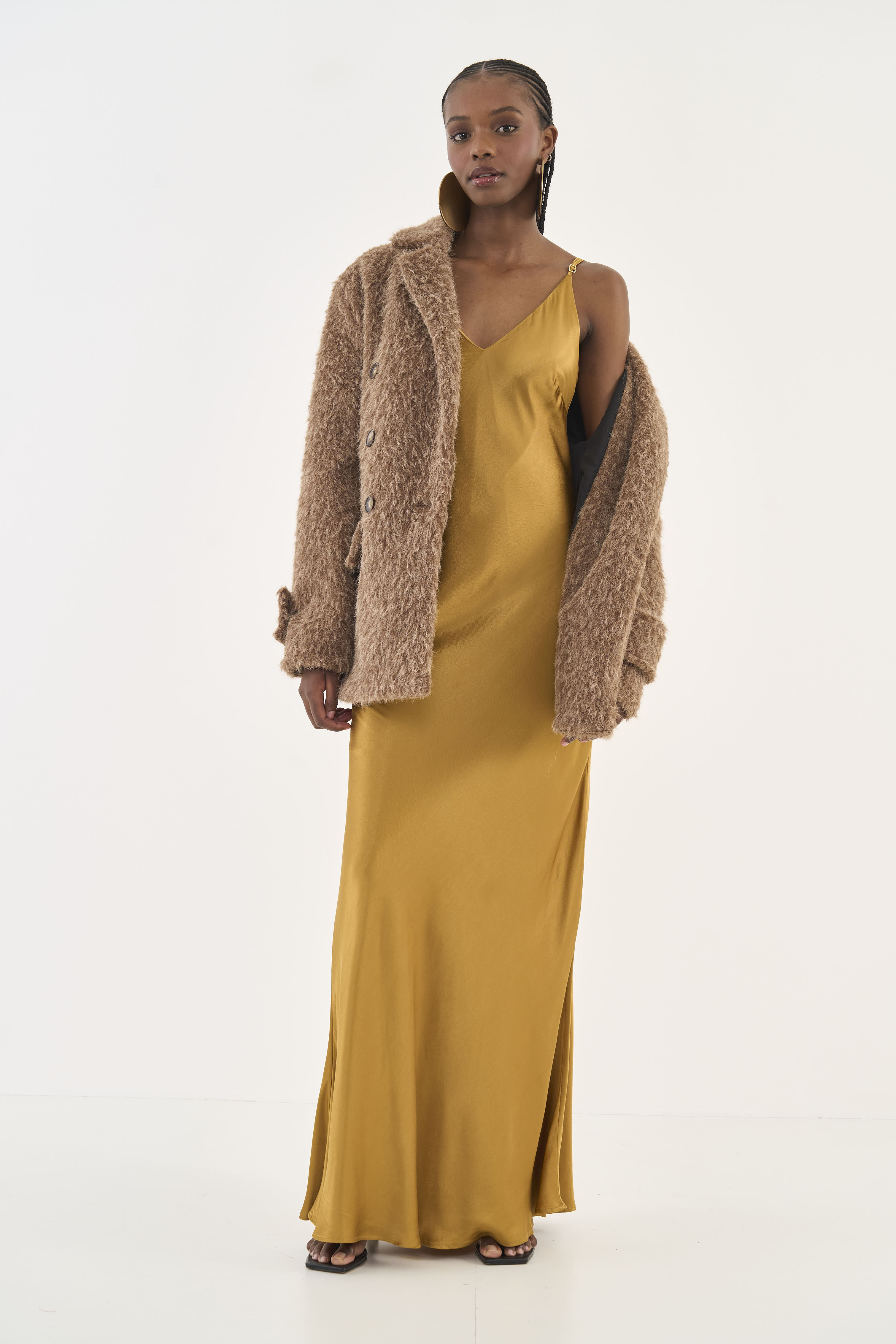 VESTIDO COLCCI M MARROM EBBELA