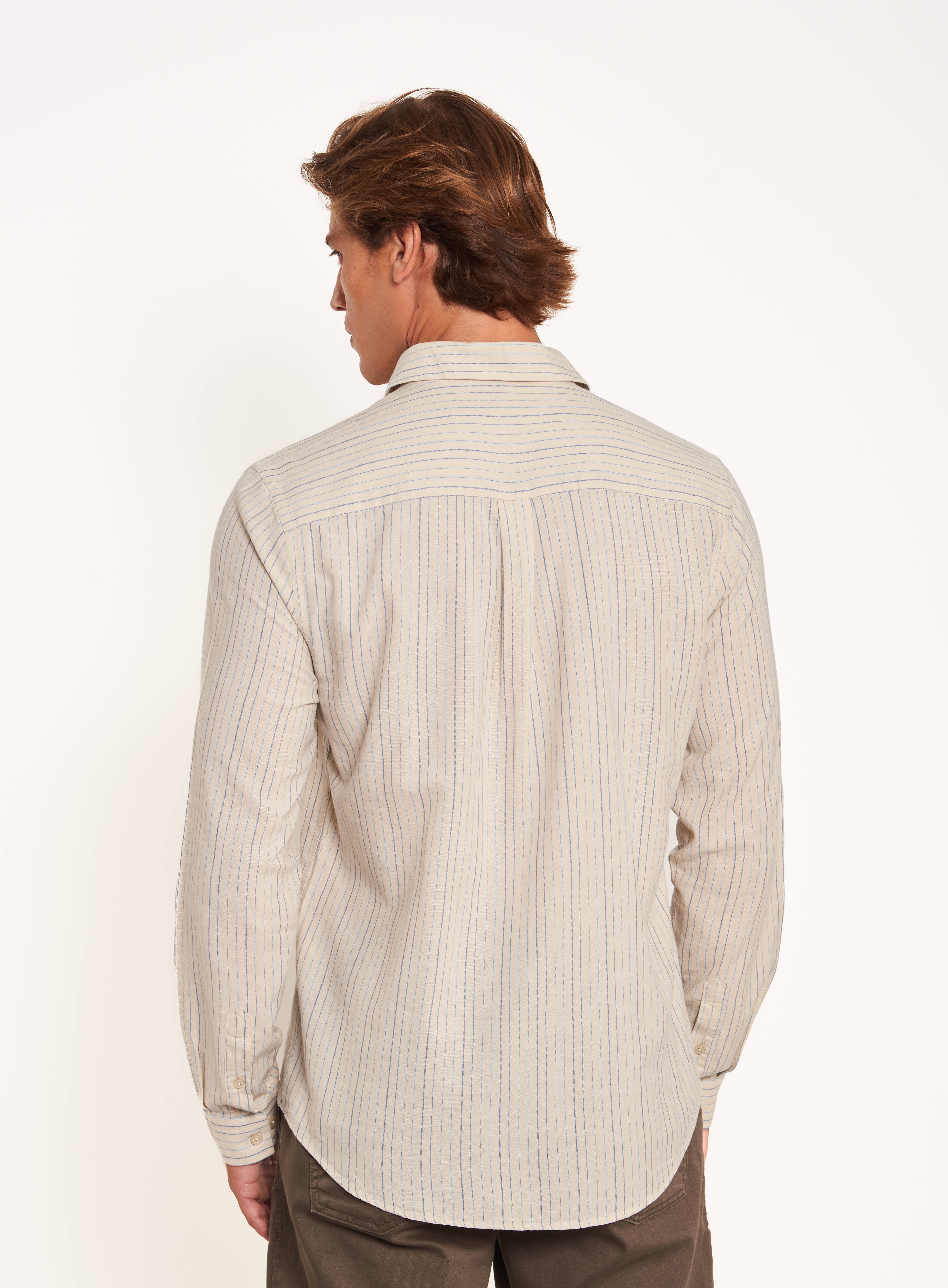 CAMISA LINHO LISTRADA RELAX GG LISTRADO