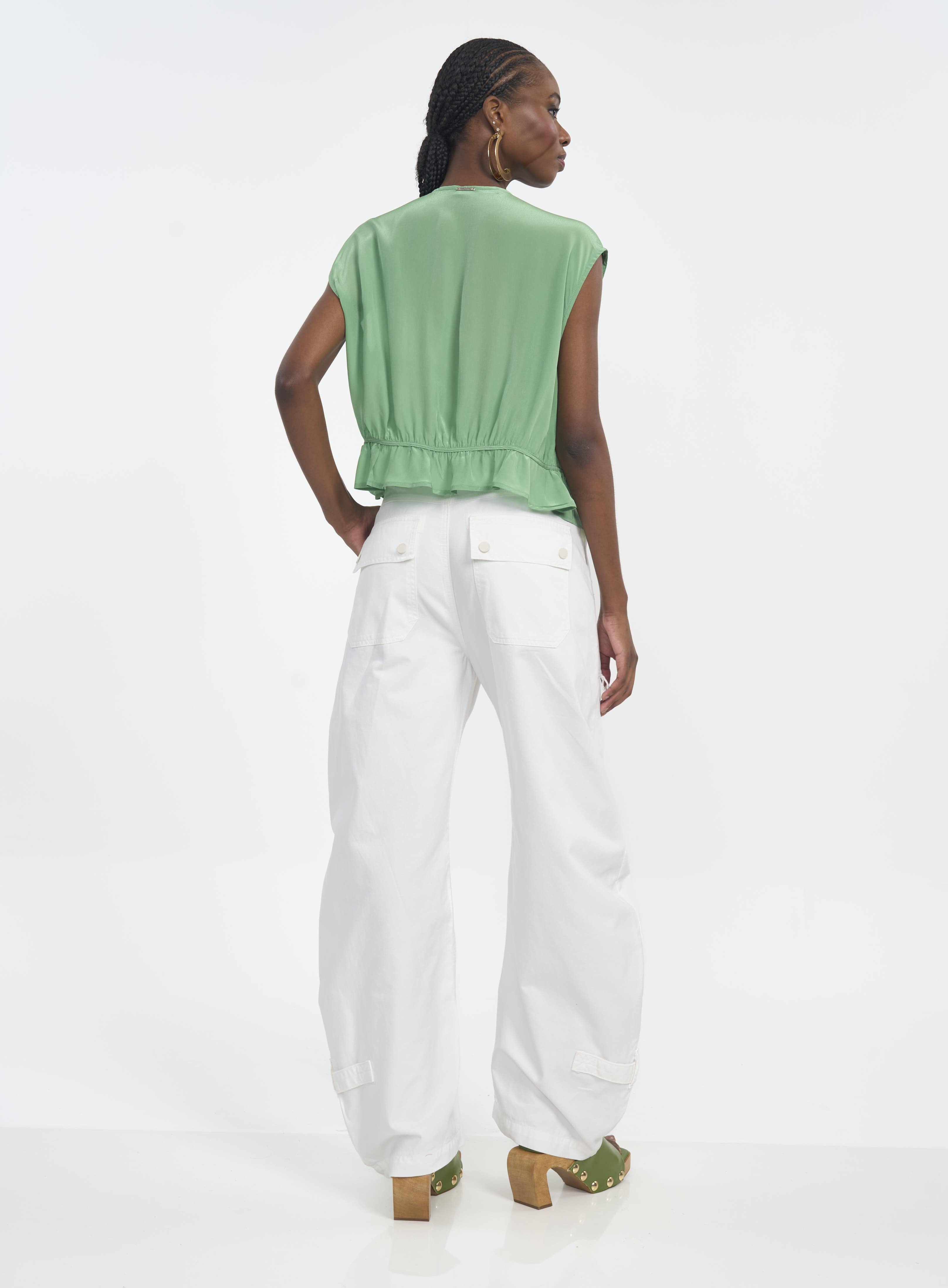 BLUSA COLCCI P VERDE VEGGIR