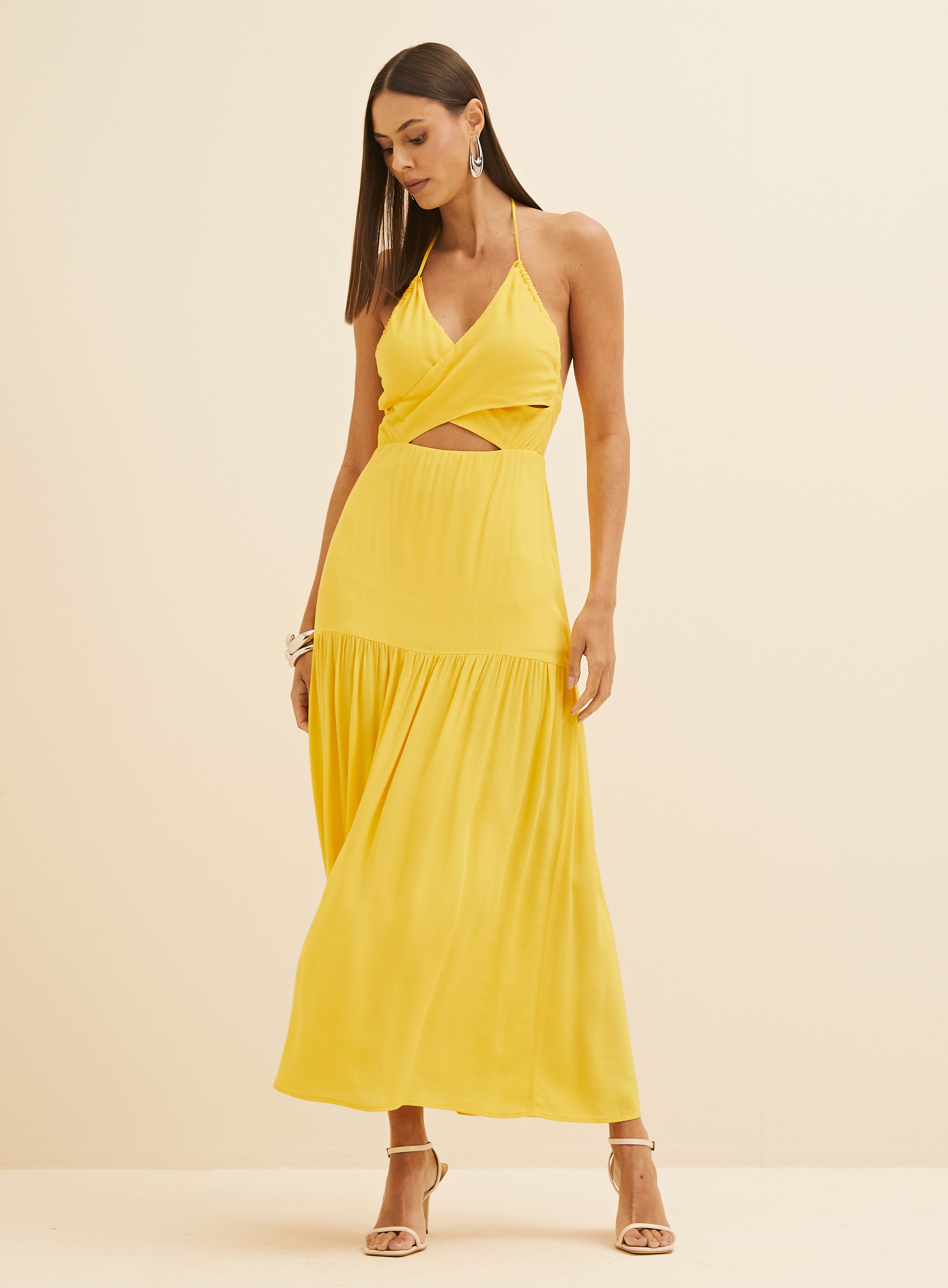 VESTIDO FORUM M AMARELO ENERGY