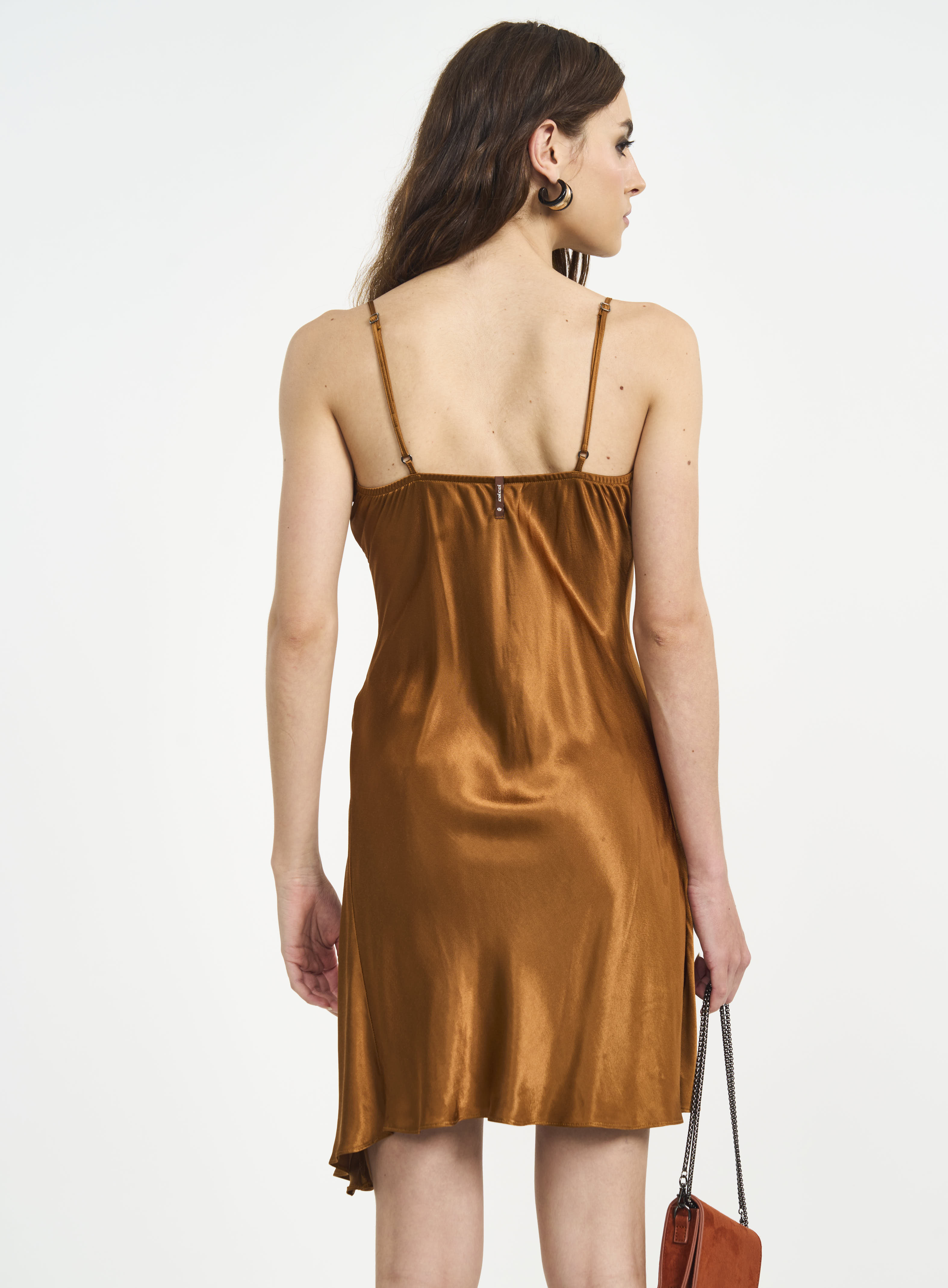 VESTIDO COLCCI M MARROM DROME