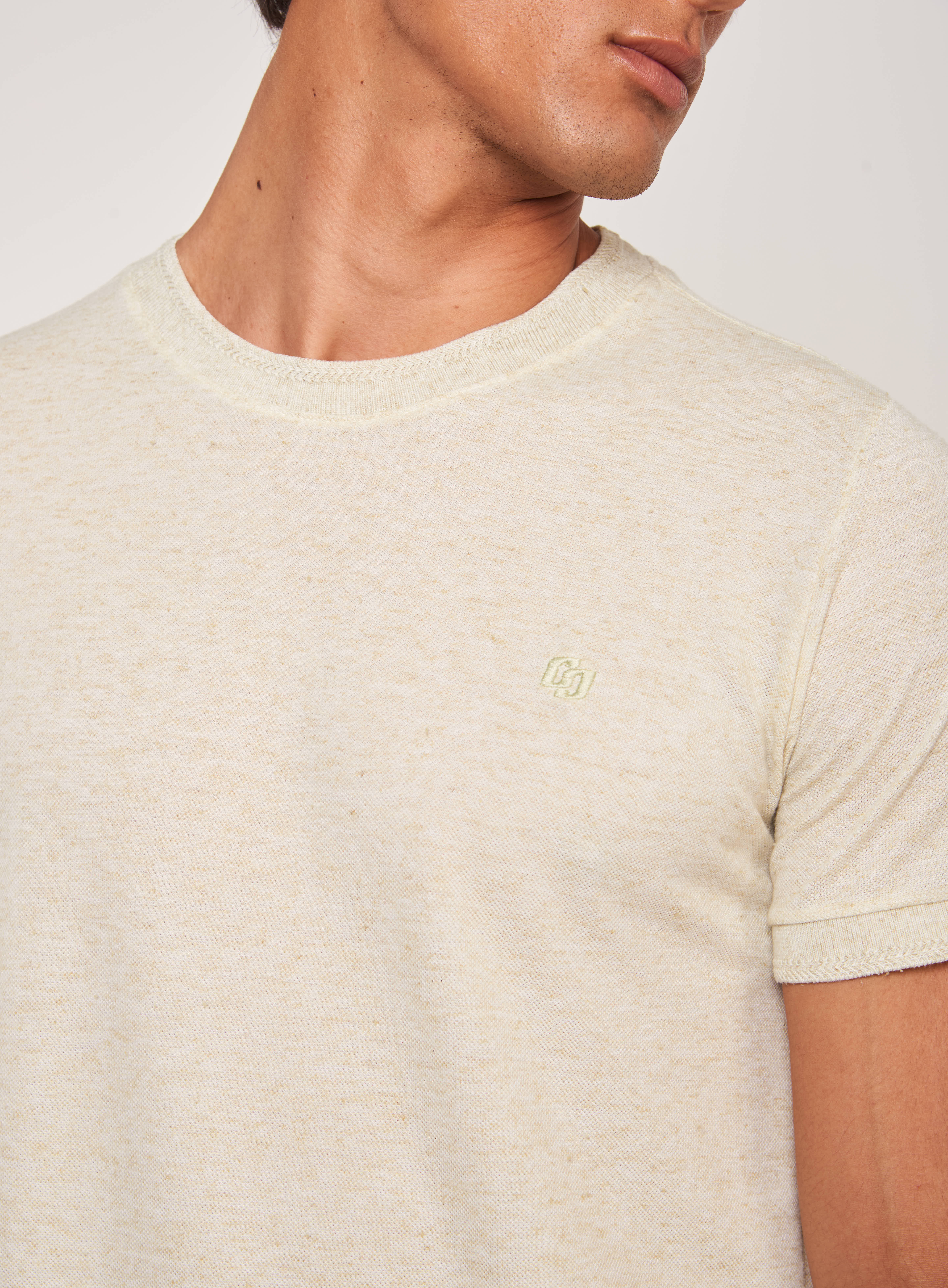 CAMISETA LINHO G BEGE ARUNA