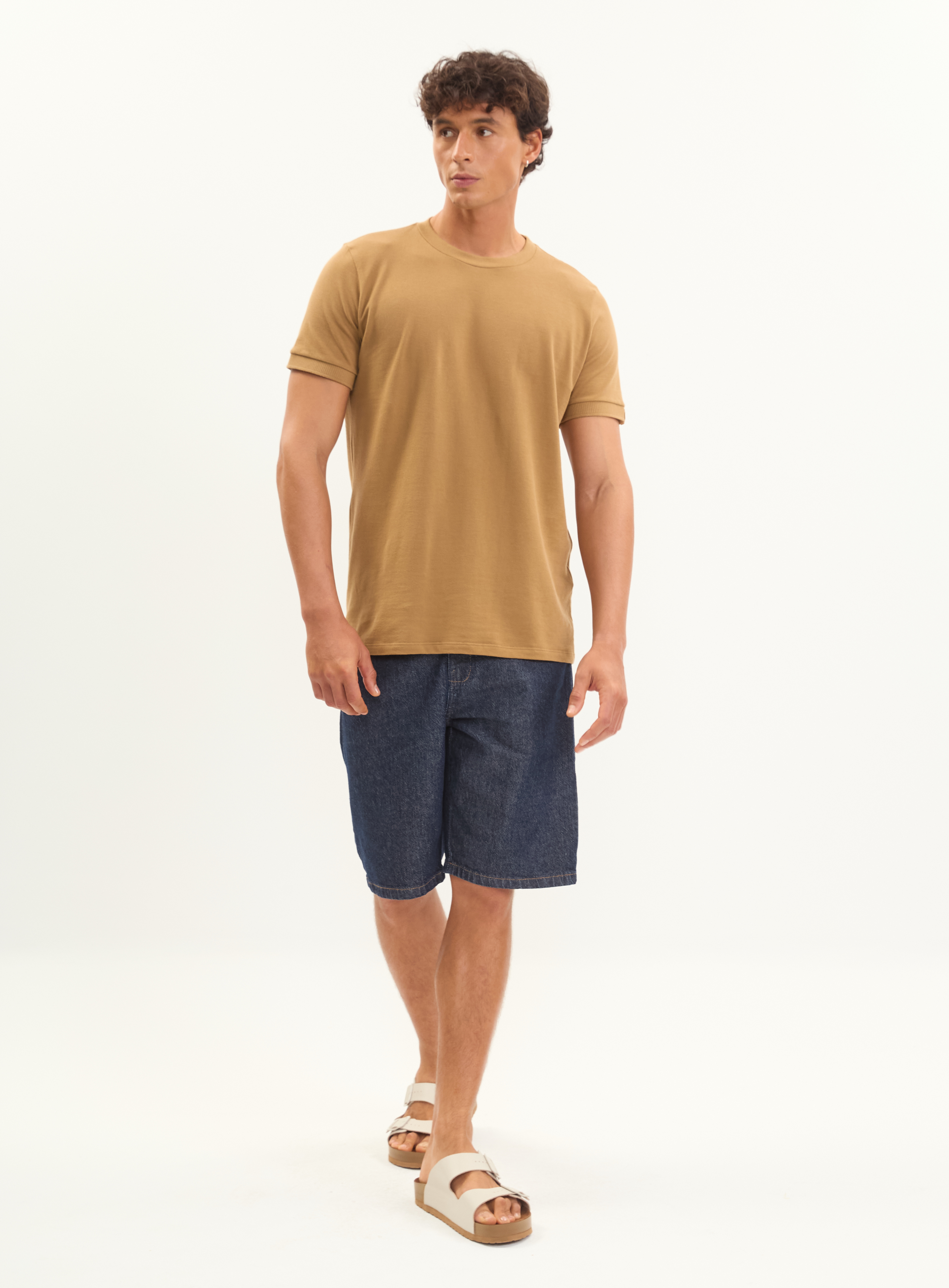 CAMISETA COLCCI GG MARROM PREBIA