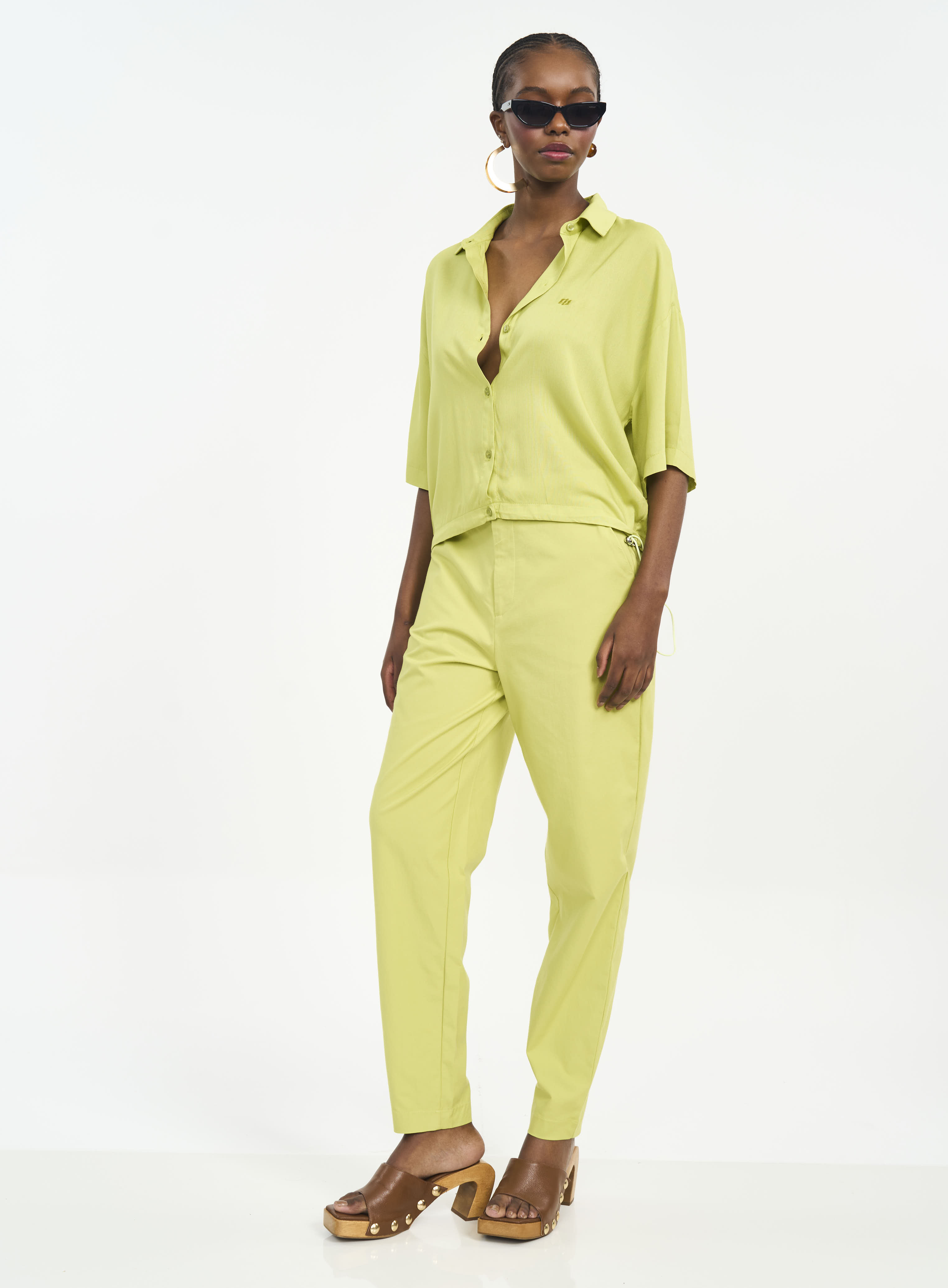 CALÇA COLCCI M MARROM CUMARU