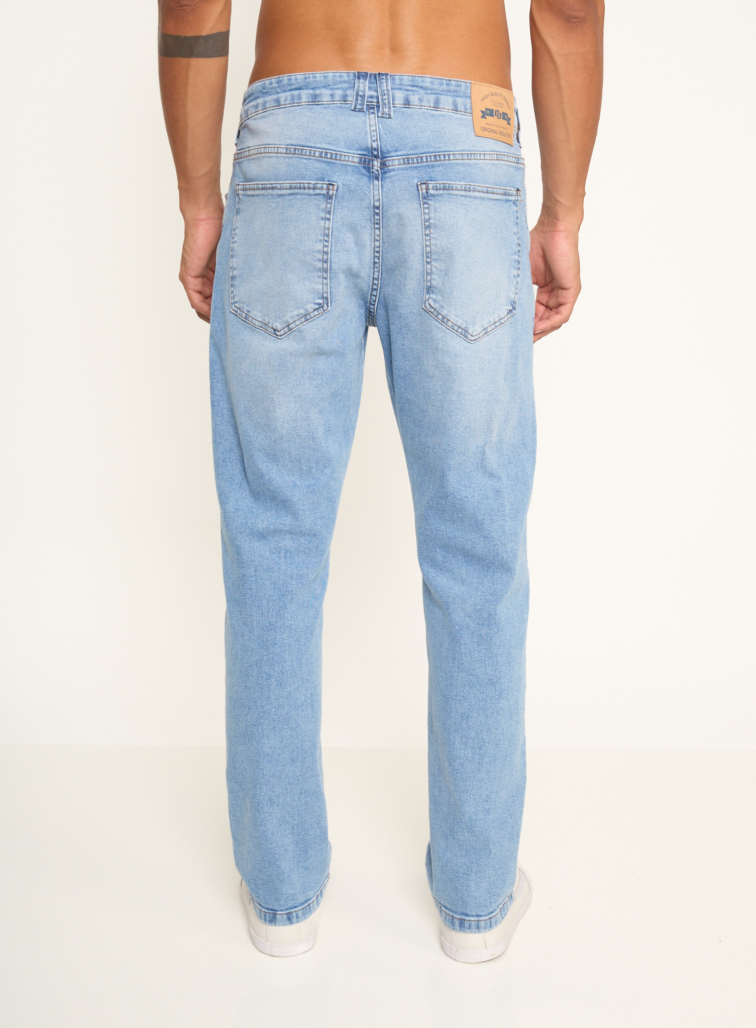 CALÇA JEANS RETA 40 INDIGO