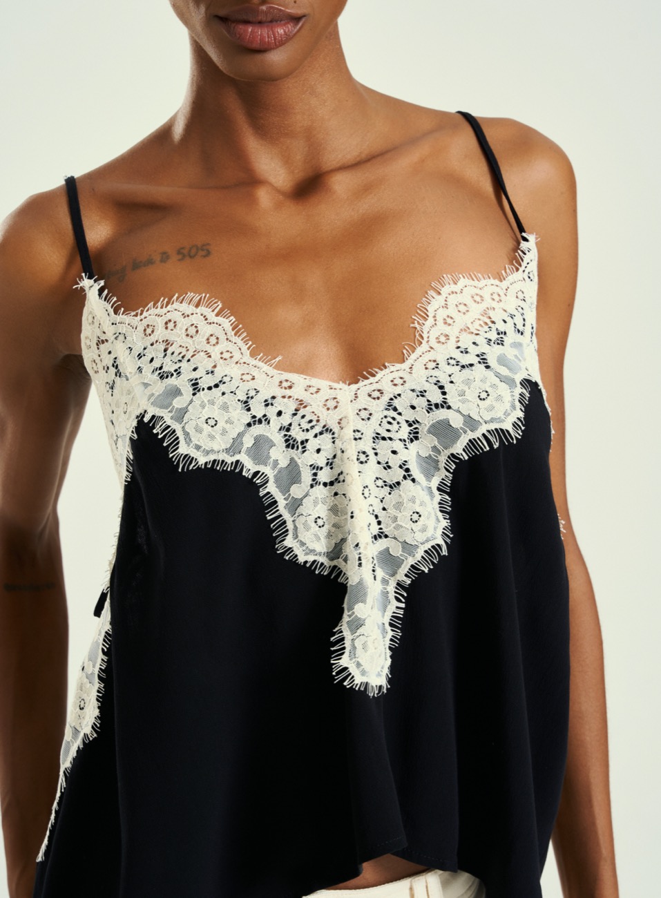 BLUSA OPEN GG VERDE LEMON GRA